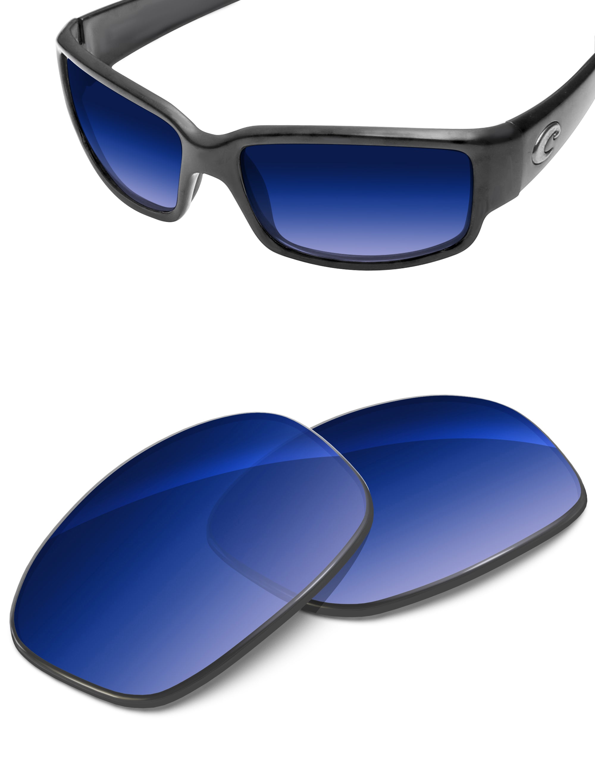 Aqua Blue Gradient-Non-Polarized