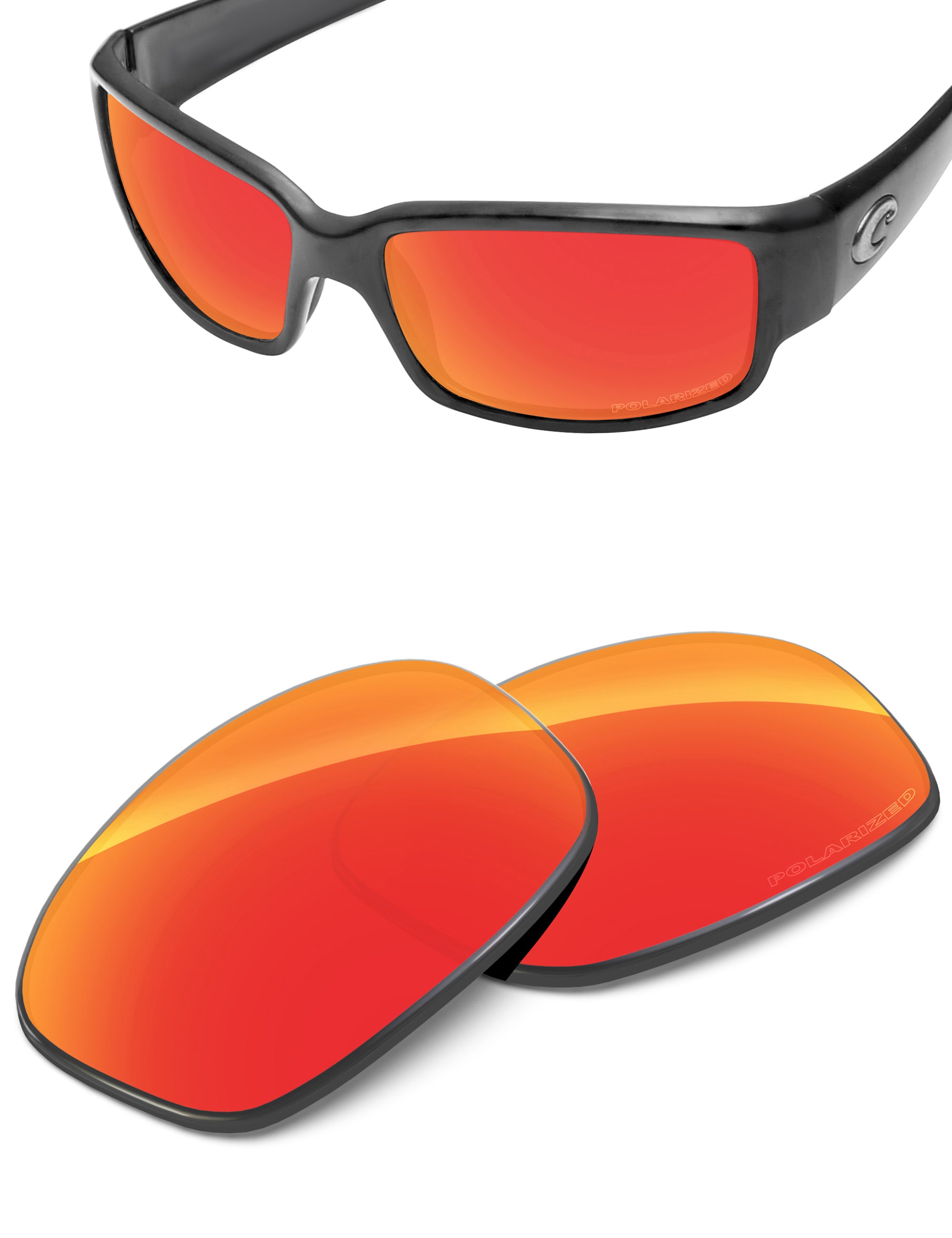 Fire Red FlashMirror™-Polarized