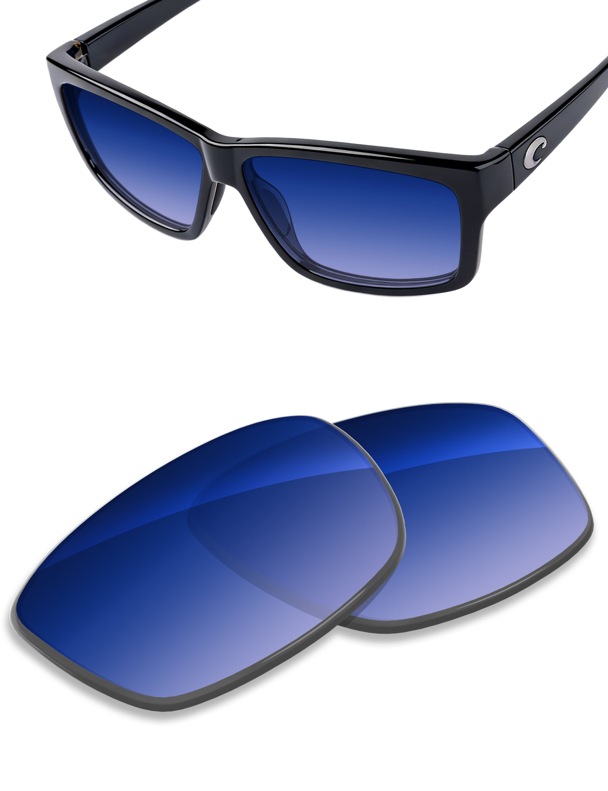 Aqua Blue Gradient-Non-Polarized