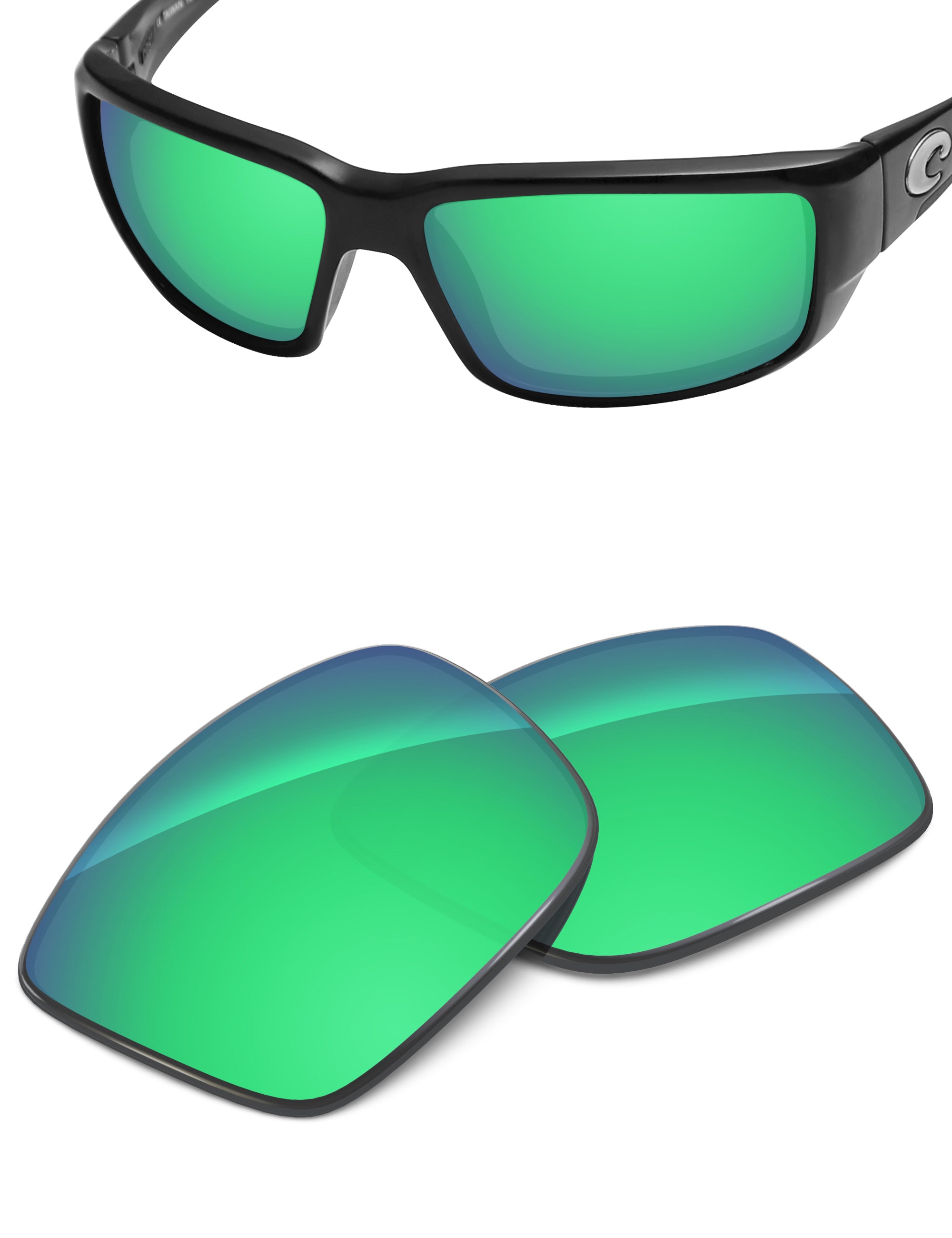Emerald Green FlashMirror™-Non-Polarized