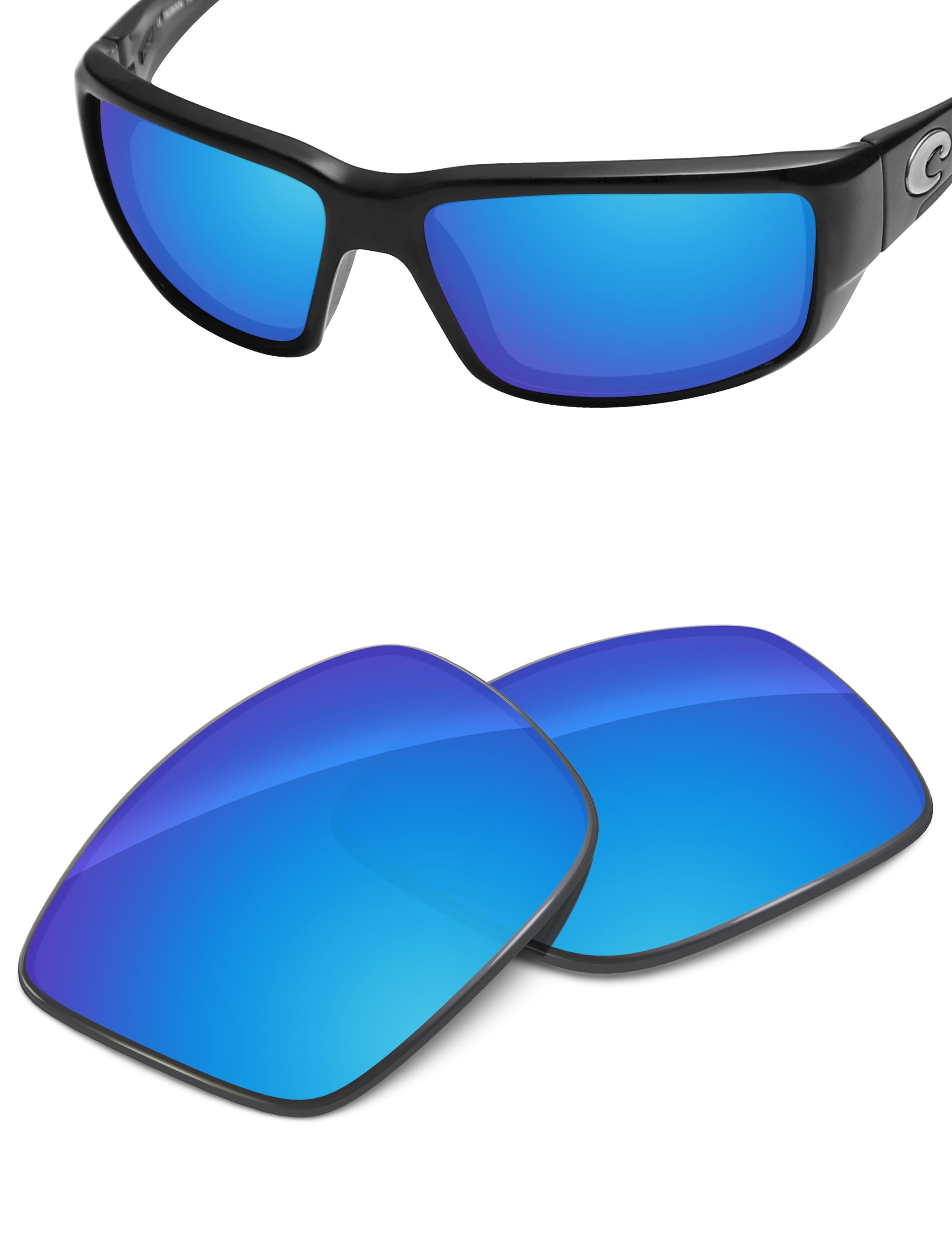 Sky Blue FlashMirror™-Non-Polarized