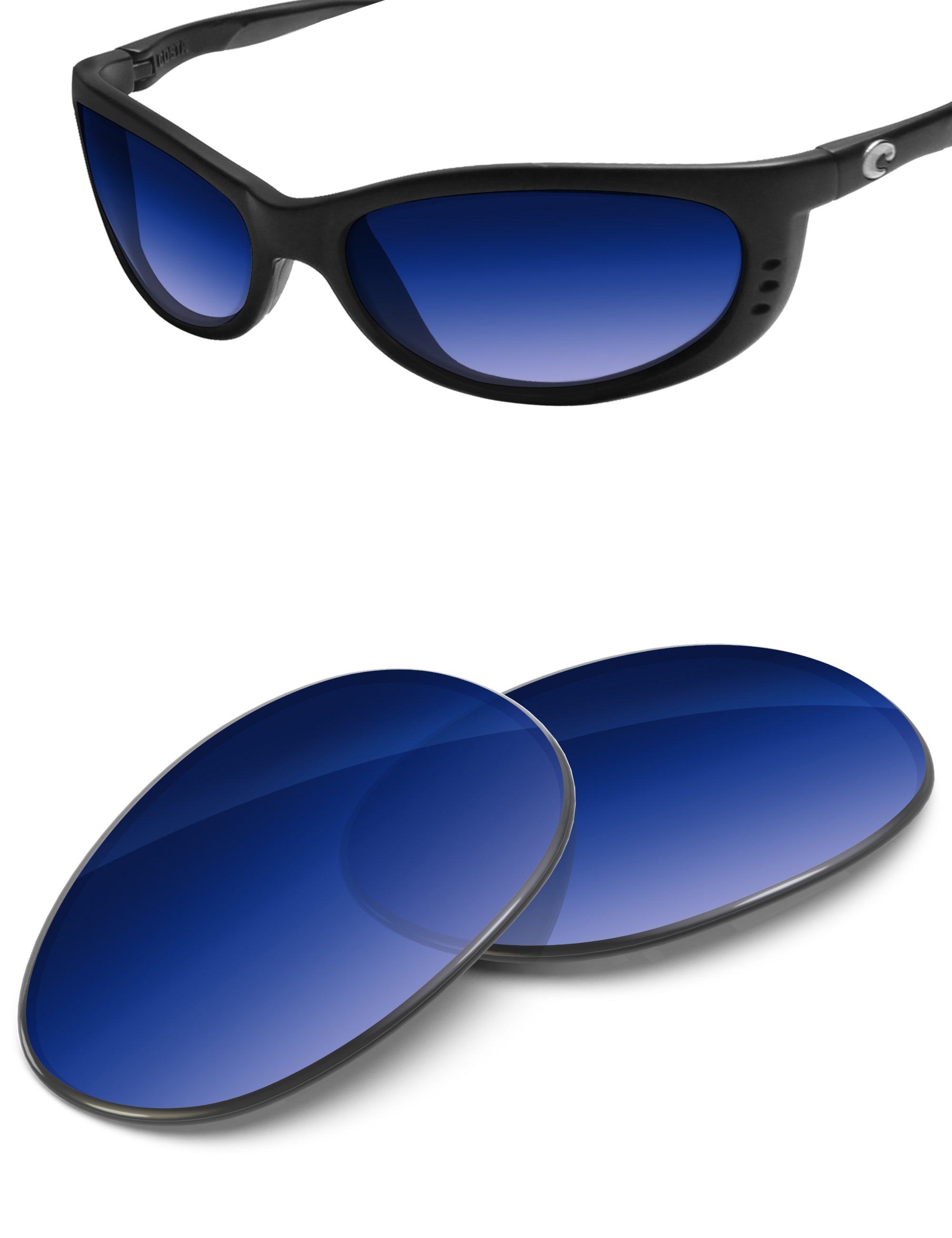 Aqua Blue Gradient-Non-Polarized
