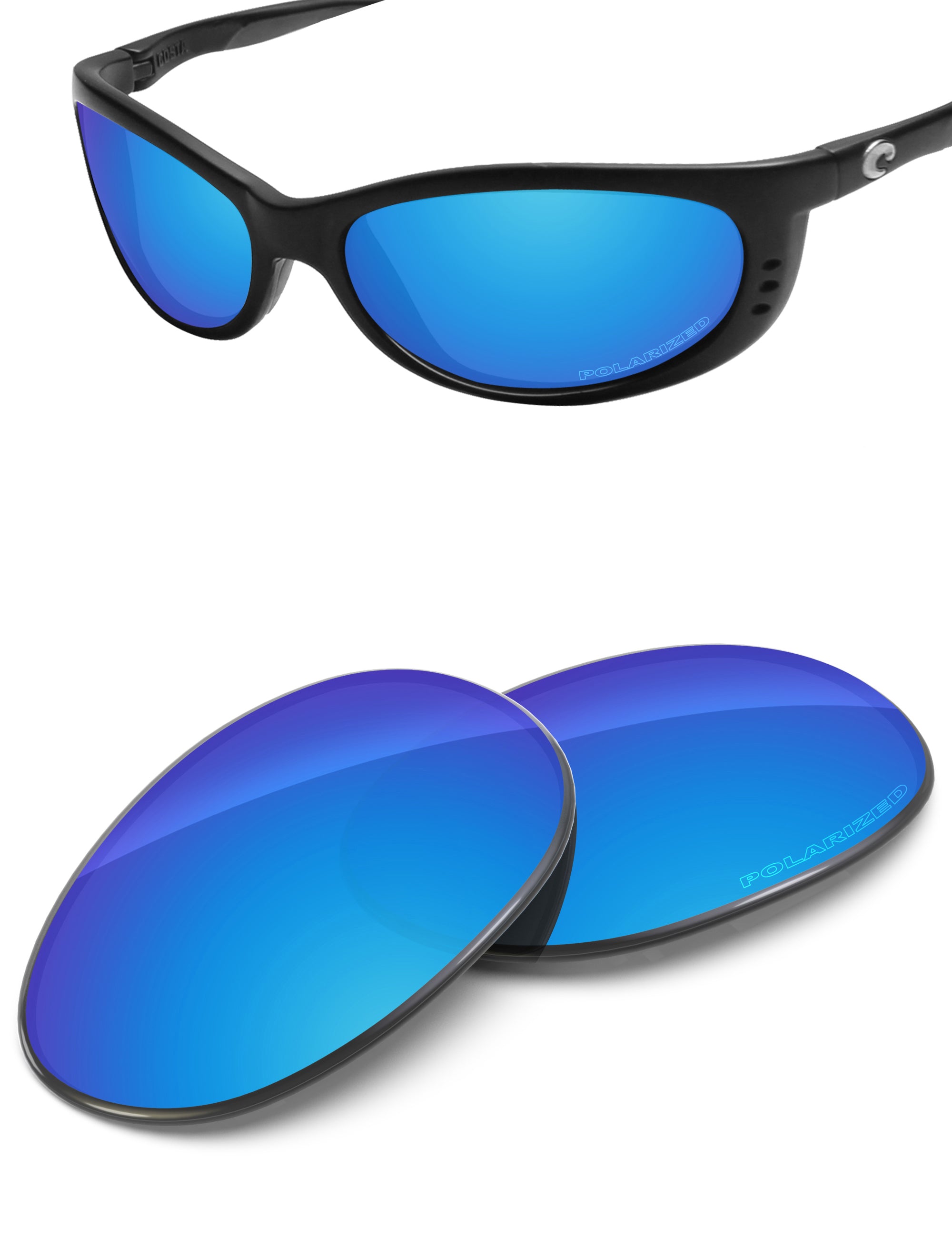 Sky Blue FlashMirror™-Polarized