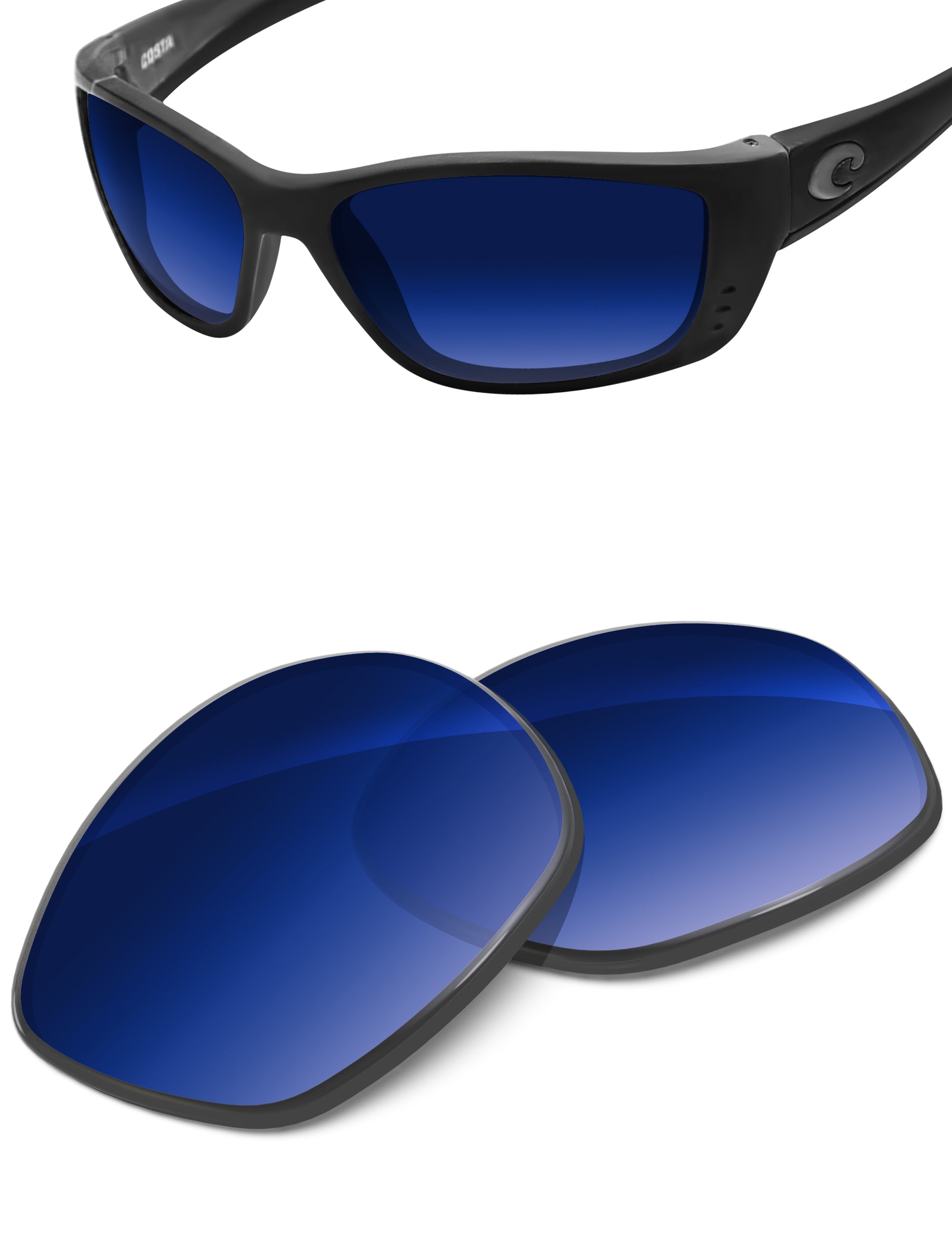 Aqua Blue Gradient-Non-Polarized