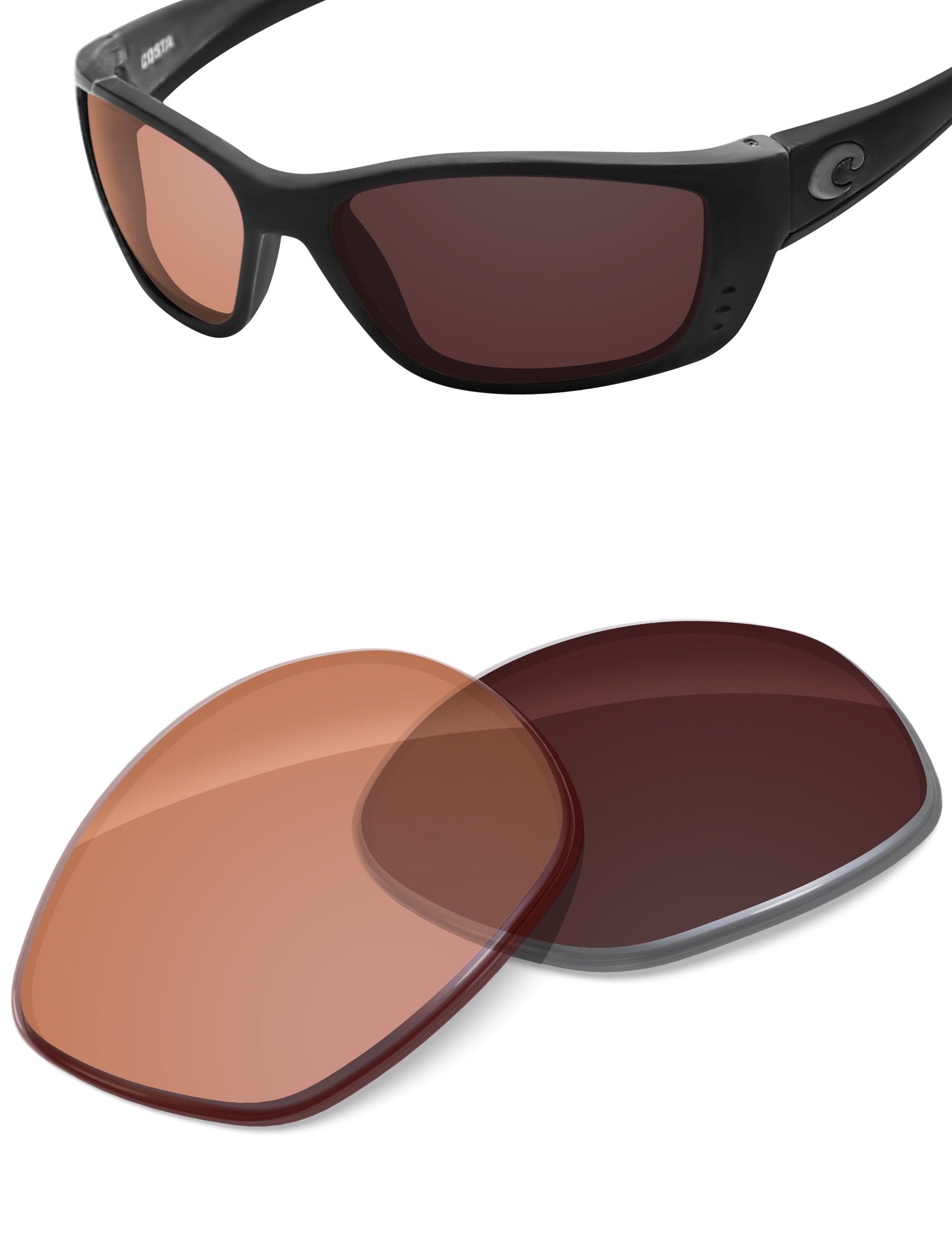 Orange Tint Photochromic-Non-Polarized