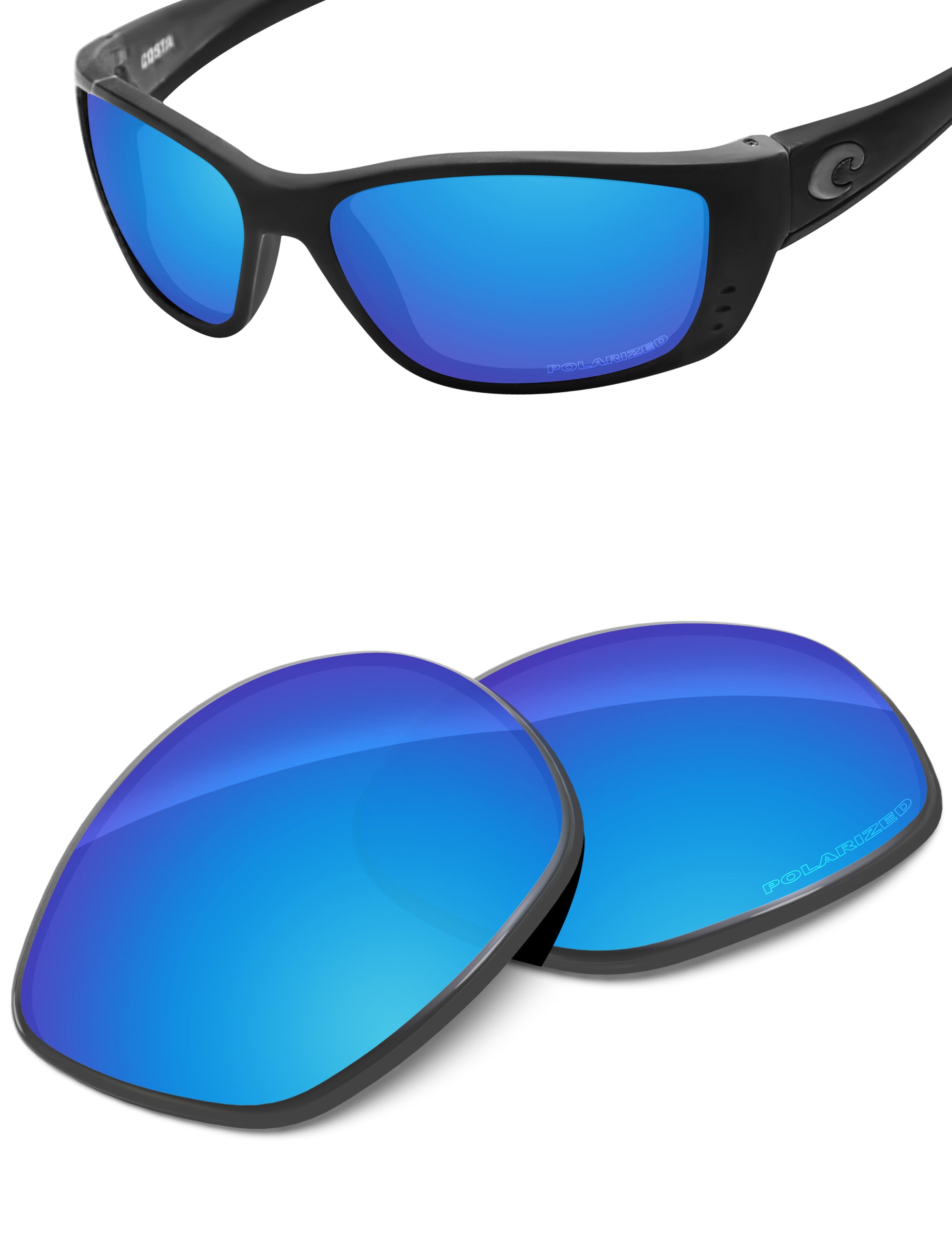 Sky Blue FlashMirror™-Polarized