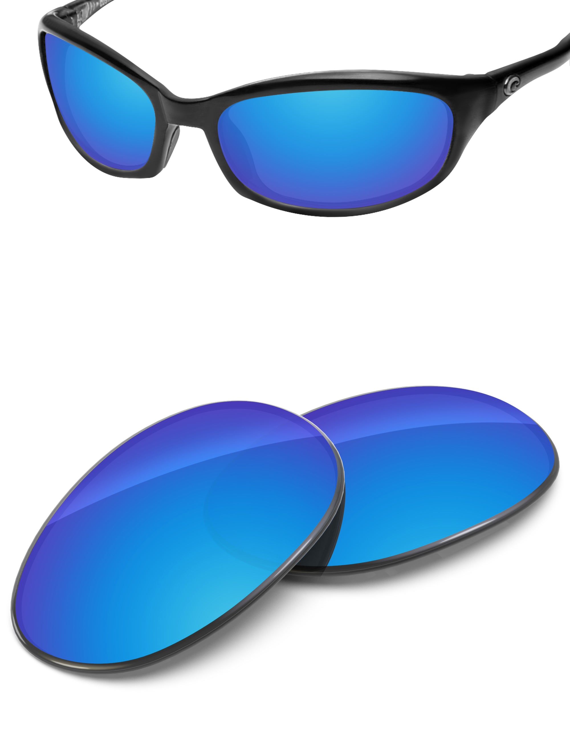 Sky Blue FlashMirror™-Non-Polarized