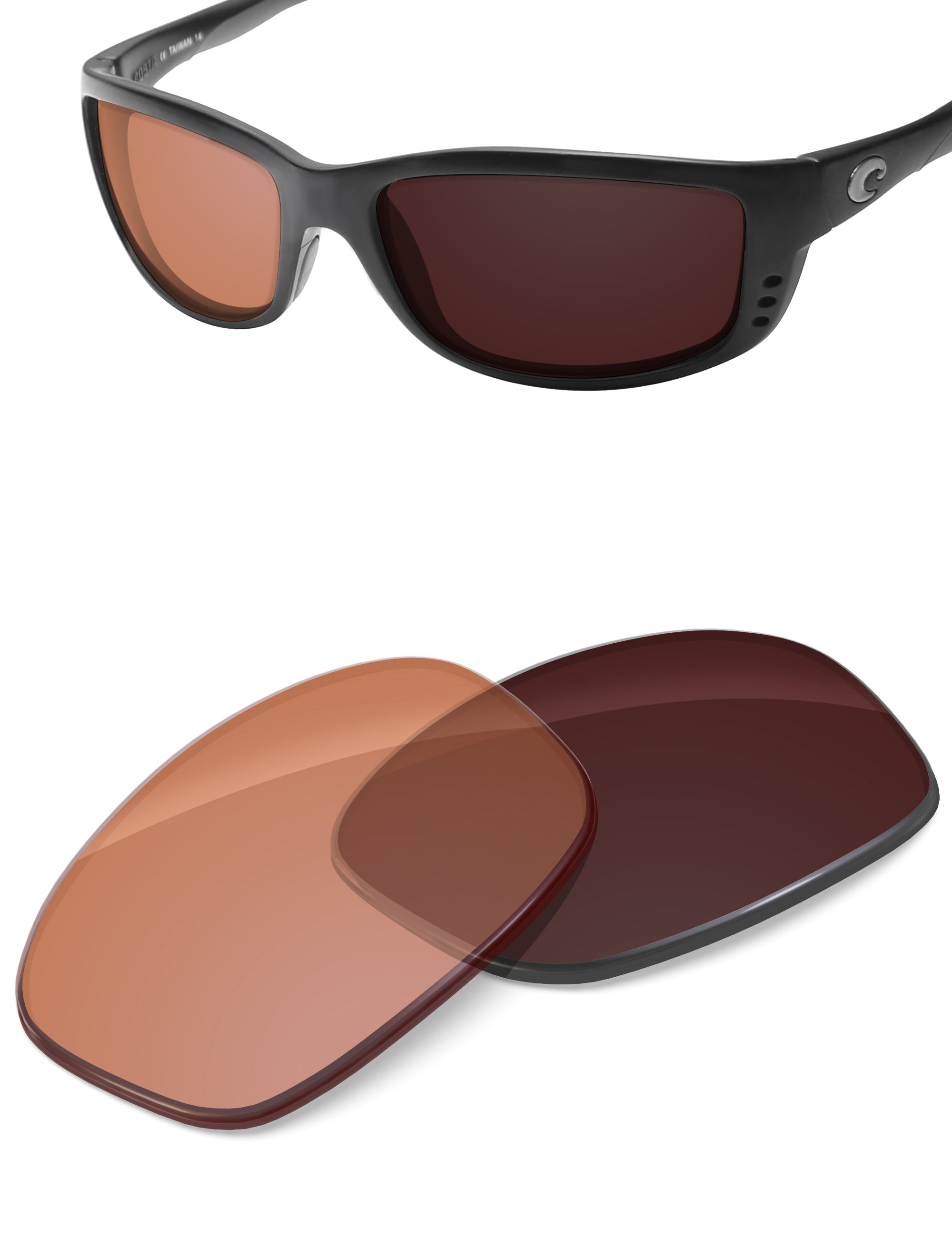 Orange Tint Photochromic-Non-Polarized