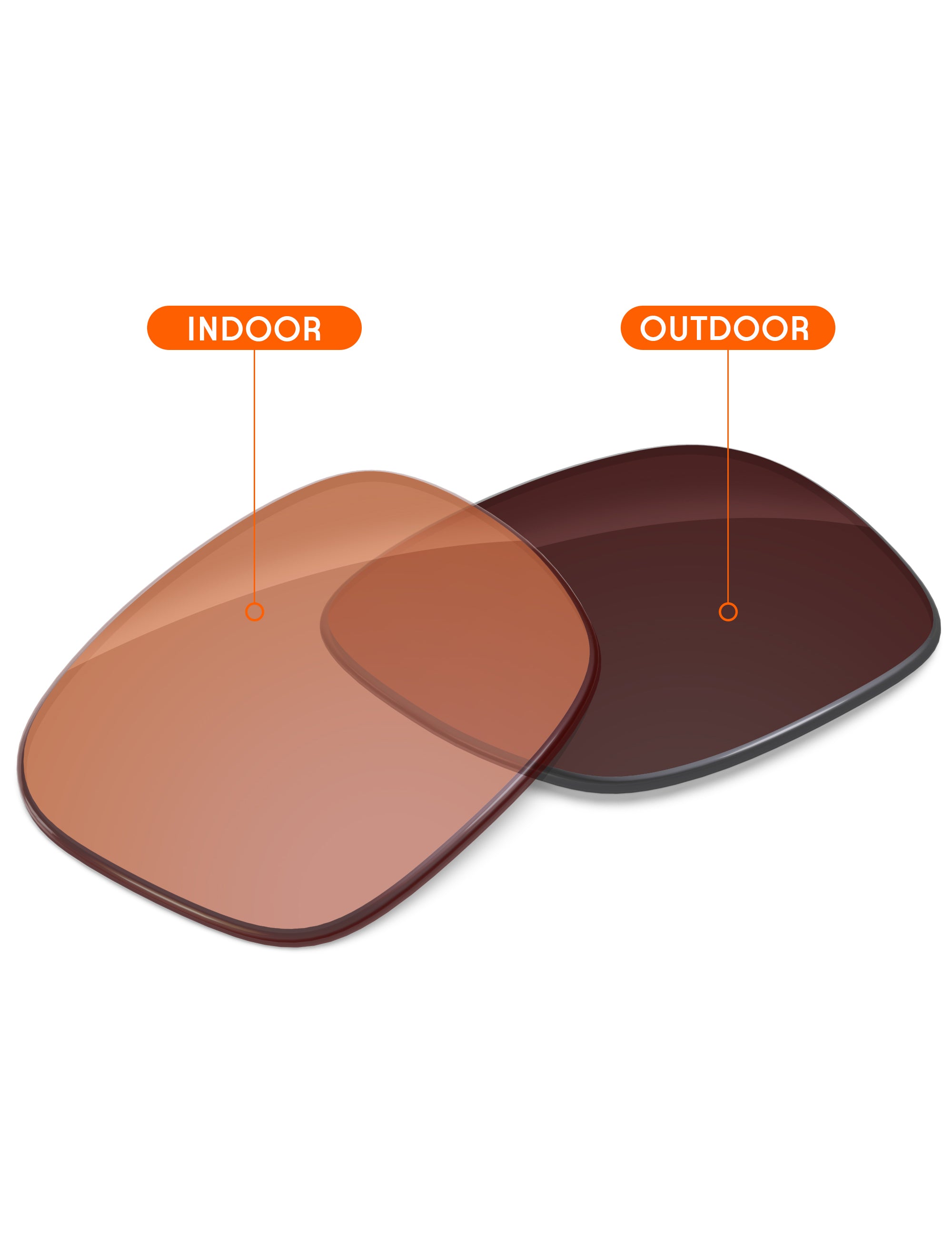 Orange Tint Photochromic-Non-Polarized
