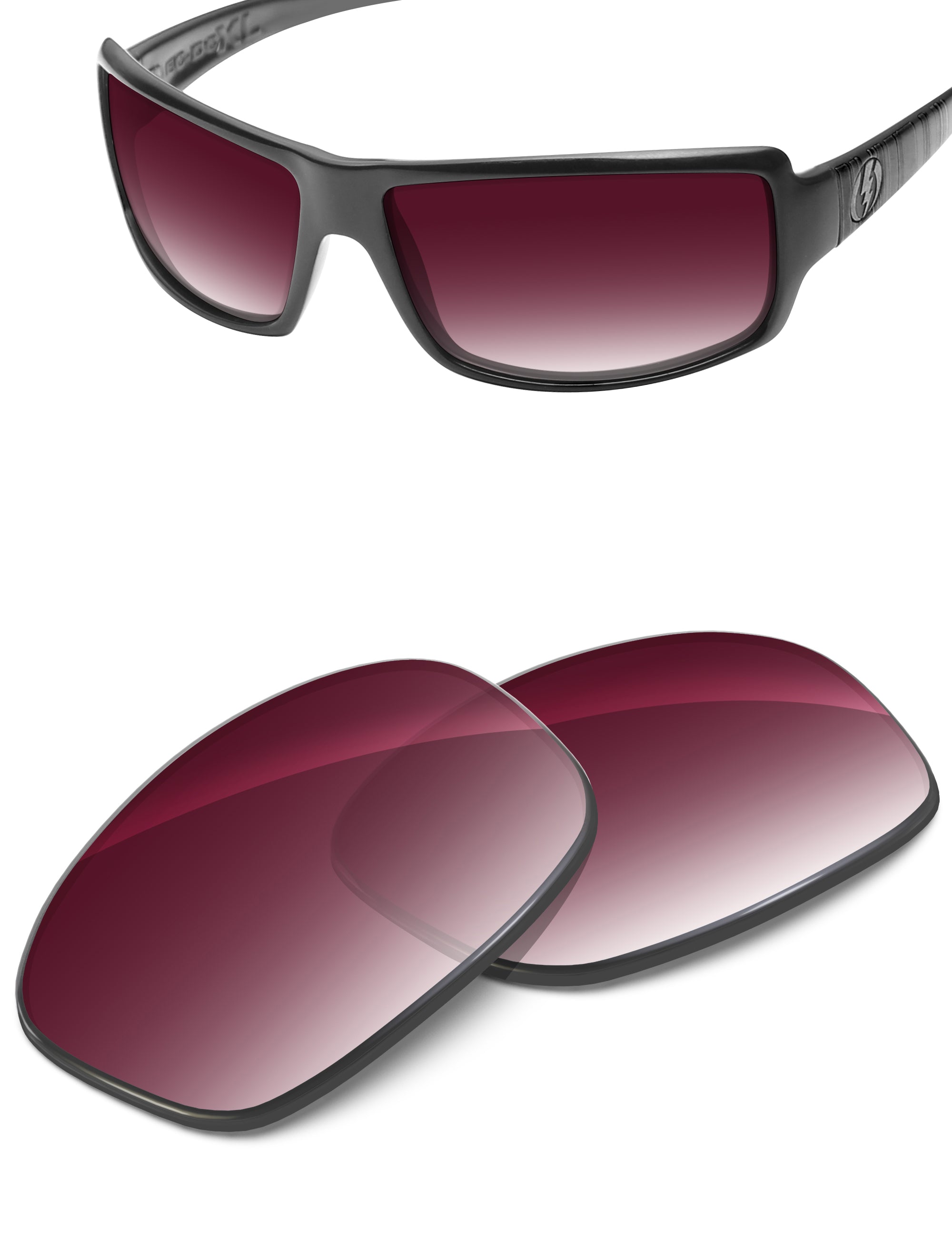 Wine Red Gradient-Non-Polarized