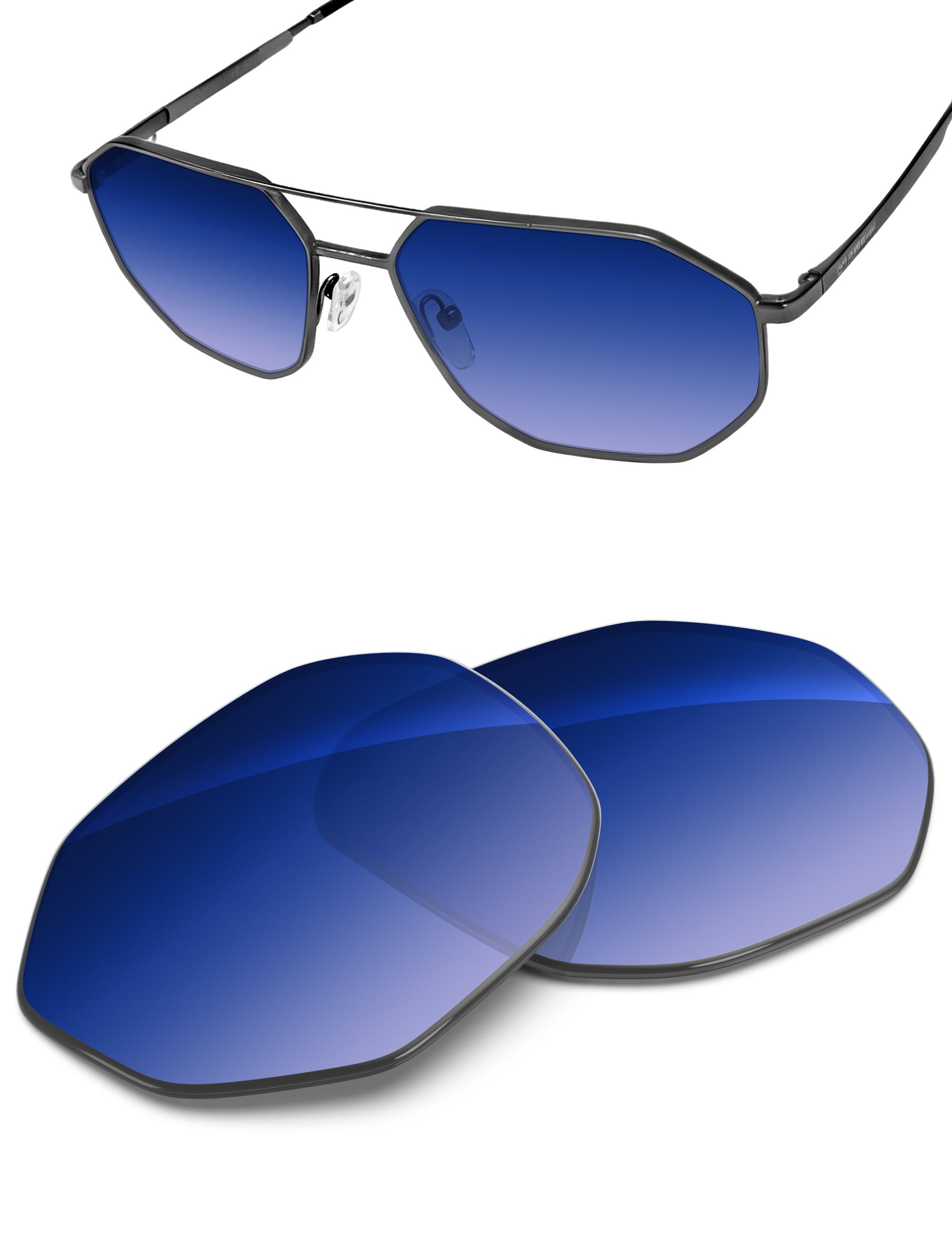 Aqua Blue Gradient-Non-Polarized