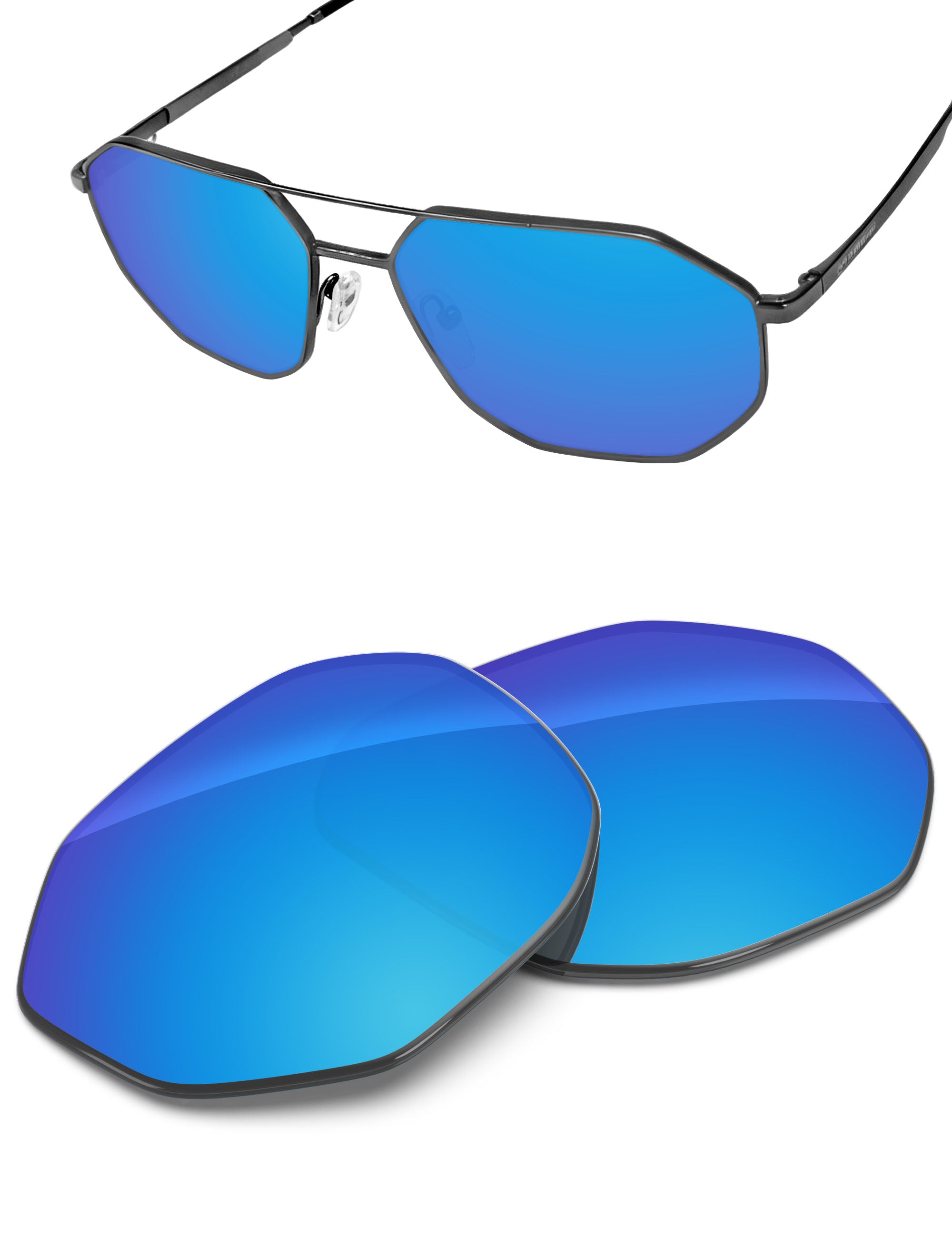 Sky Blue FlashMirror™-Non-Polarized