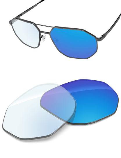 Sky Blue FlashMirror™ Photochromic-Non-Polarized
