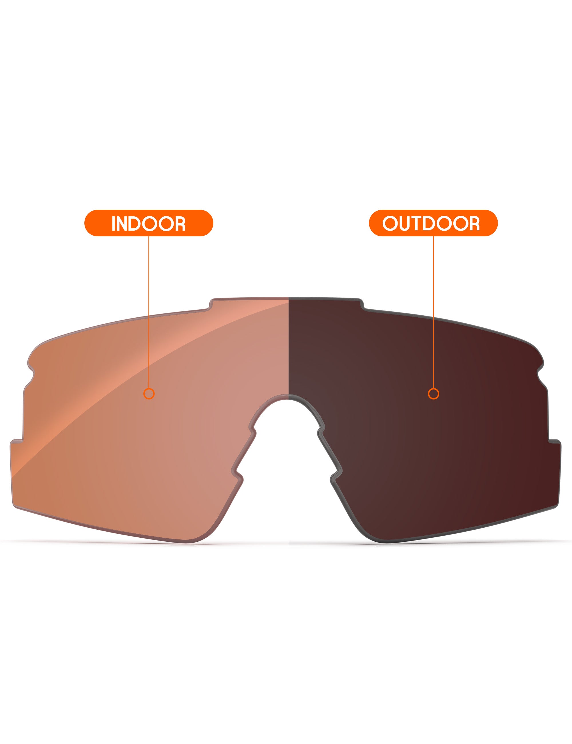 Orange Tint Photochromic-Non-Polarized