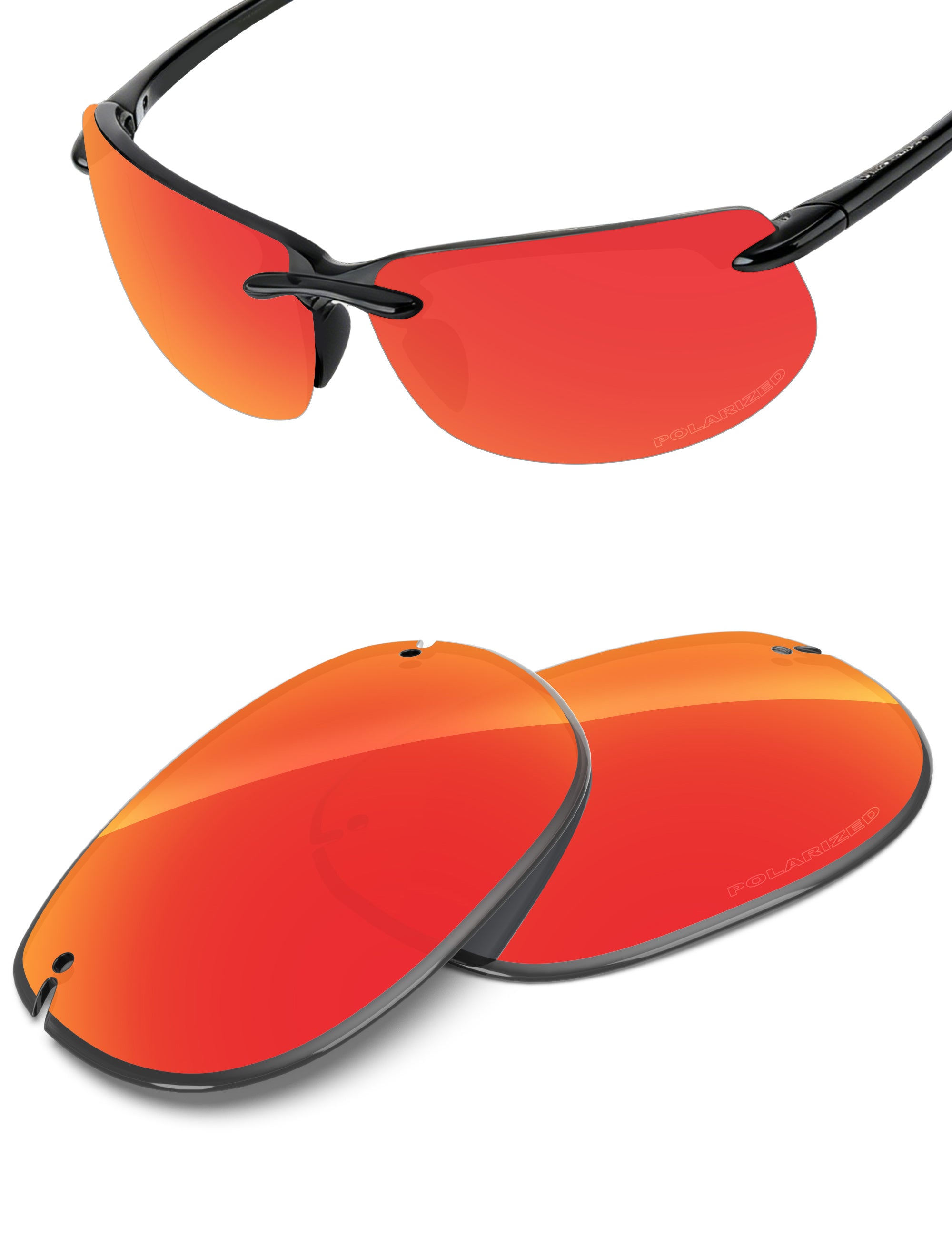 Fire Red FlashMirror™-Polarized