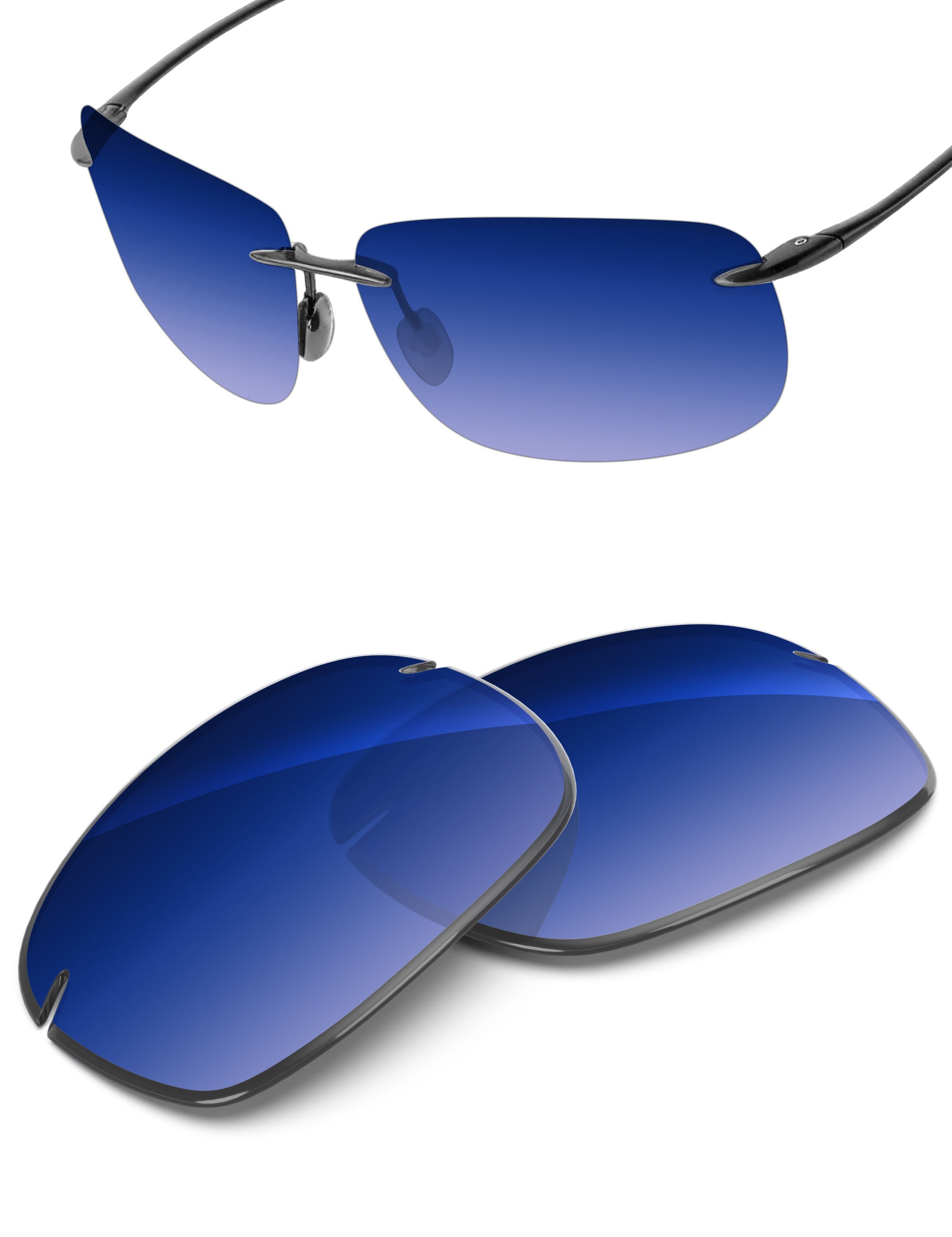 Aqua Blue Gradient-Non-Polarized