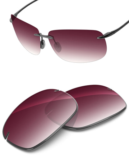 Wine Red Gradient-Non-Polarized