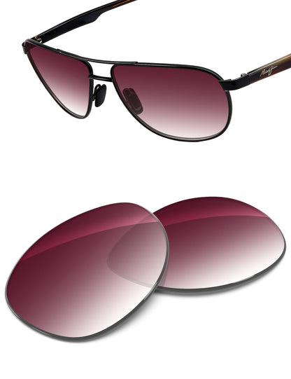 Wine Red Gradient-Non-Polarized
