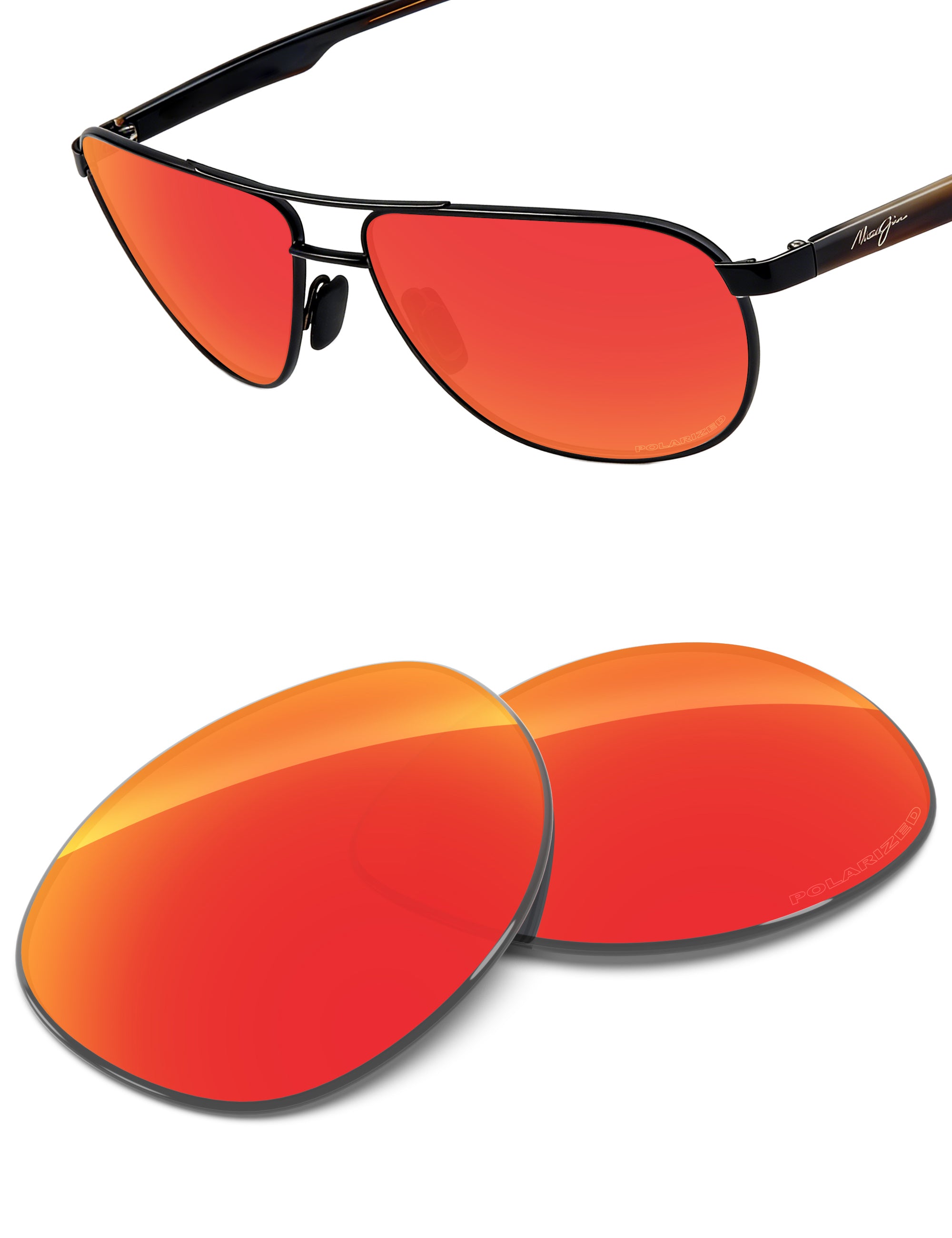 Fire Red FlashMirror™-Polarized