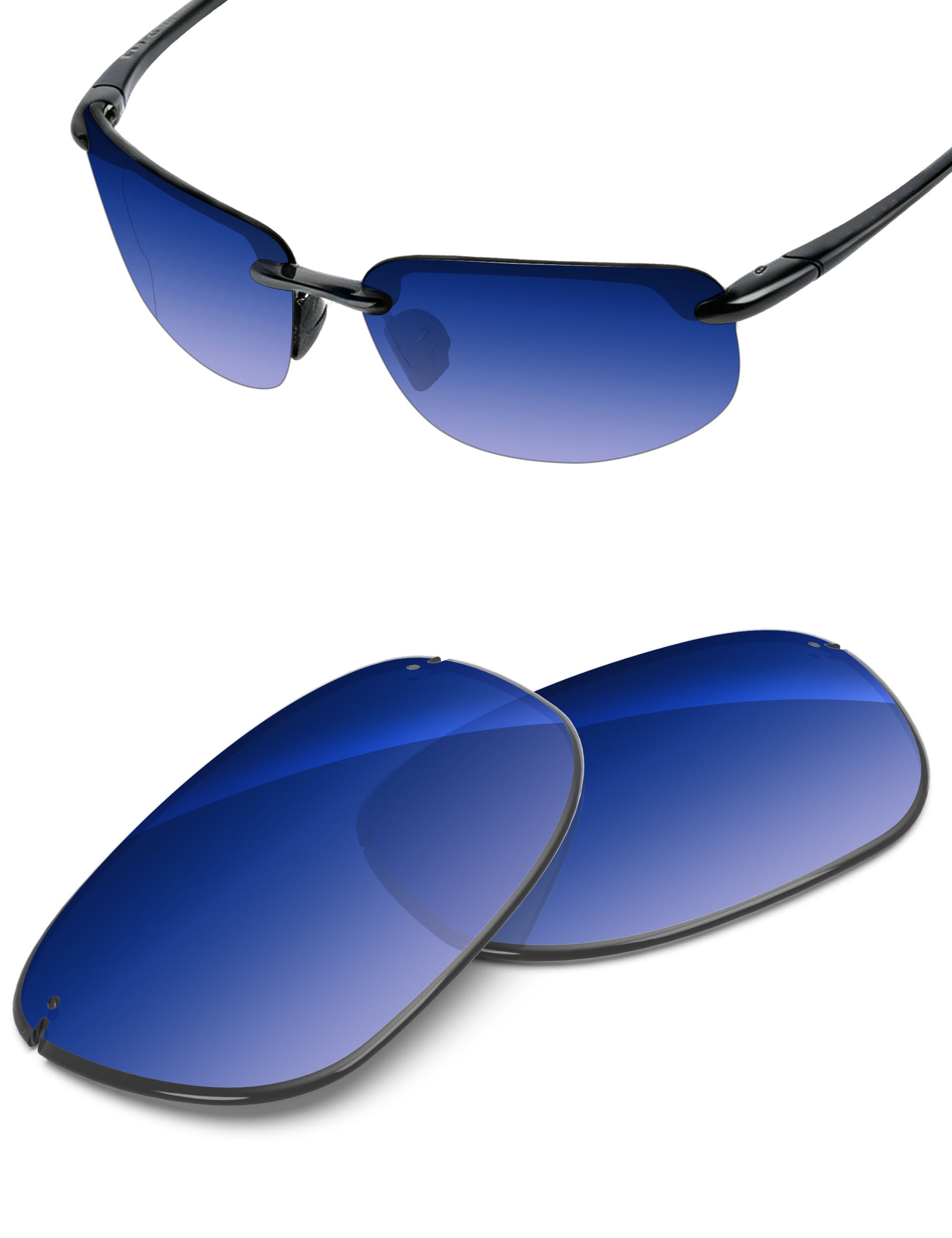 Aqua Blue Gradient-Non-Polarized