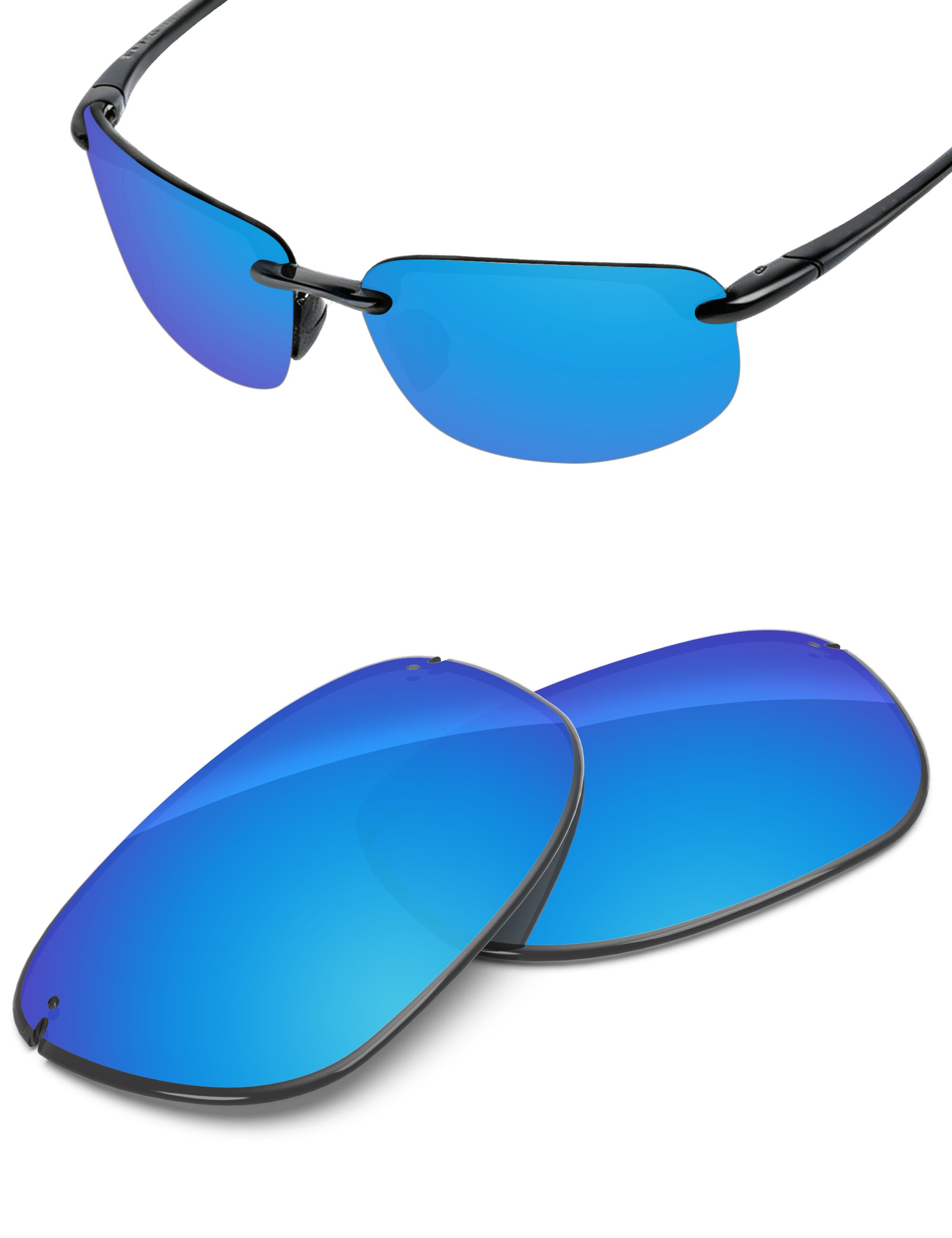 Sky Blue FlashMirror™-Non-Polarized