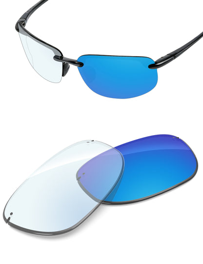 Sky Blue FlashMirror™ Photochromic-Non-Polarized