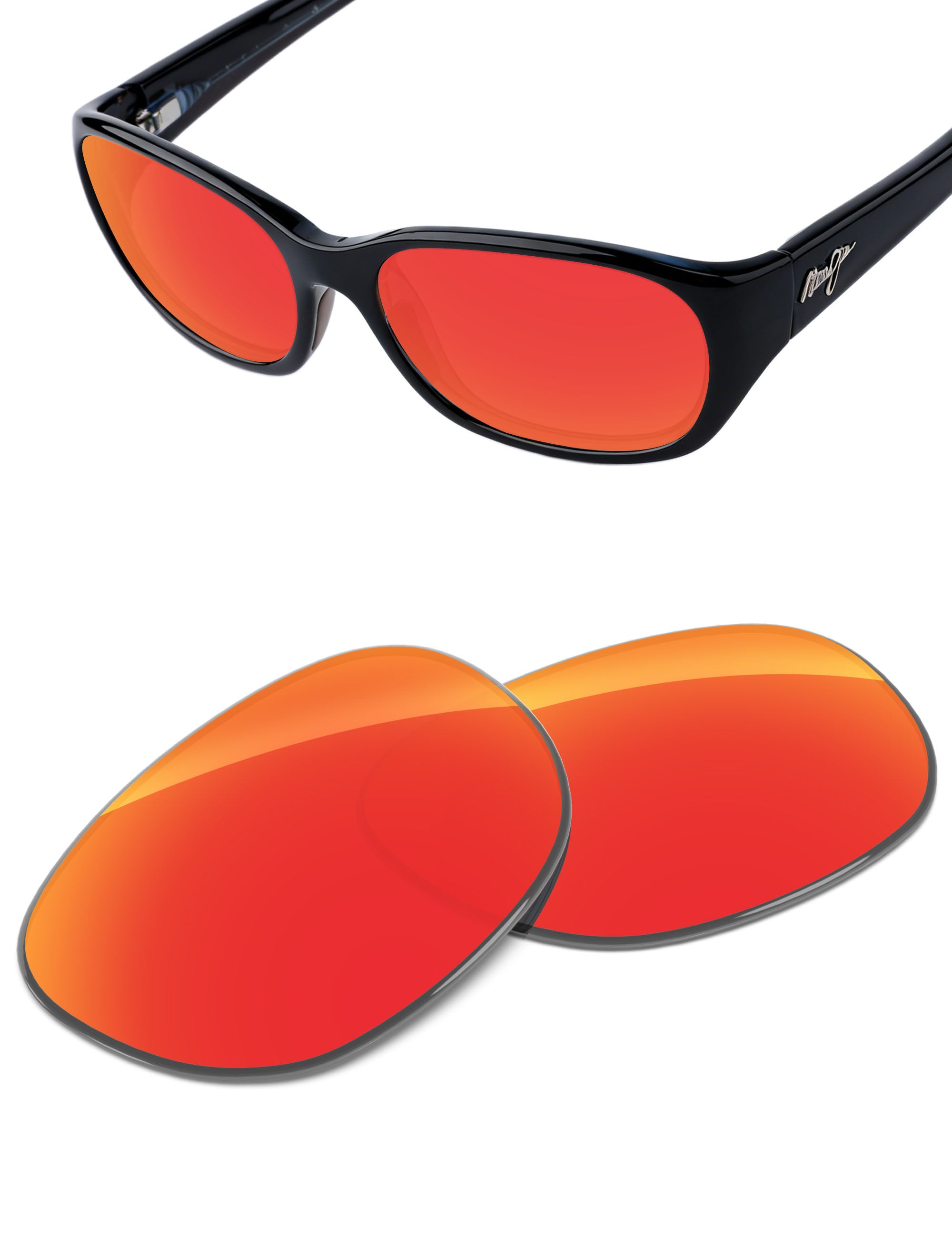 Fire Red FlashMirror™-Non-Polarized