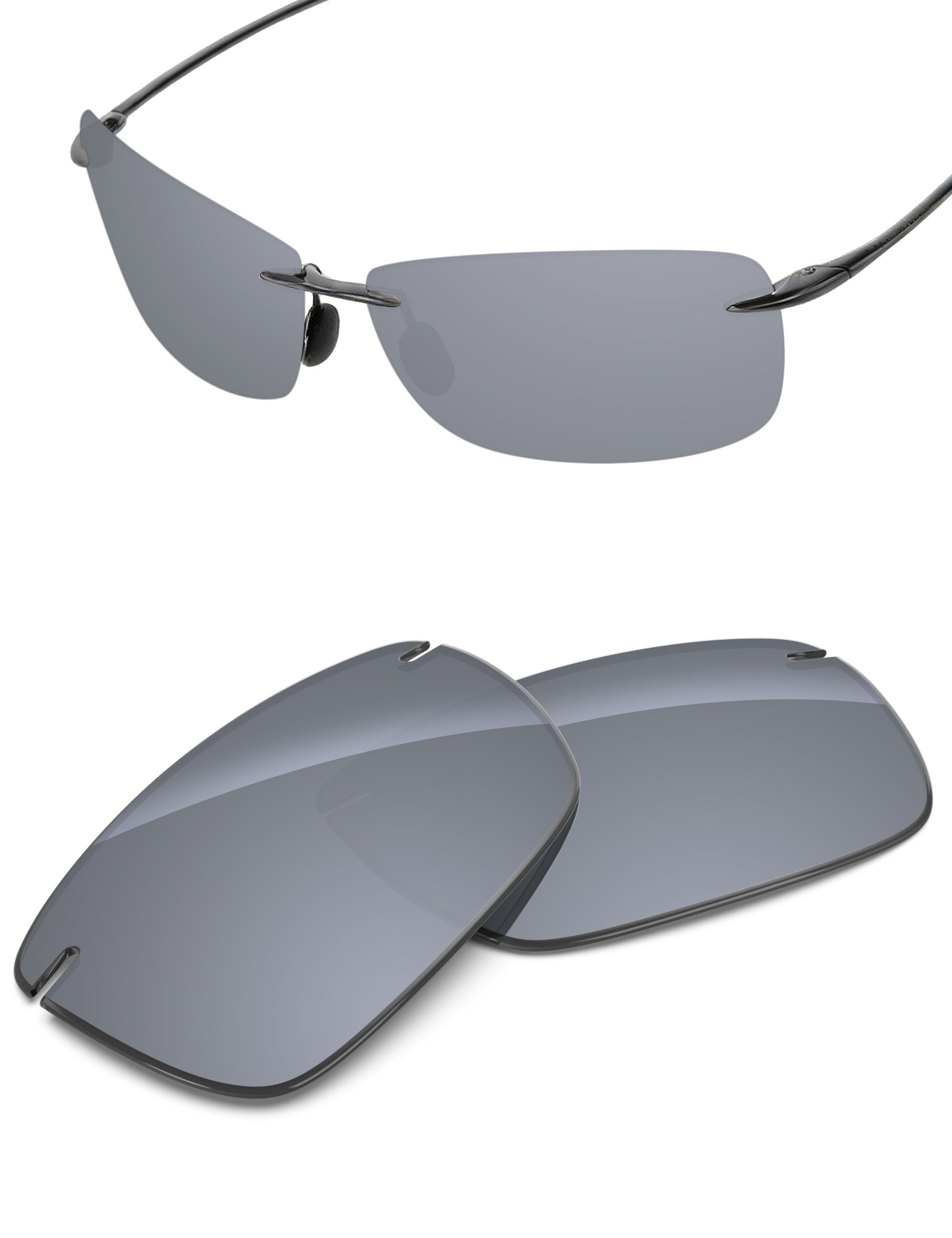 Silver Metallic FlashMirror™-Non-Polarized