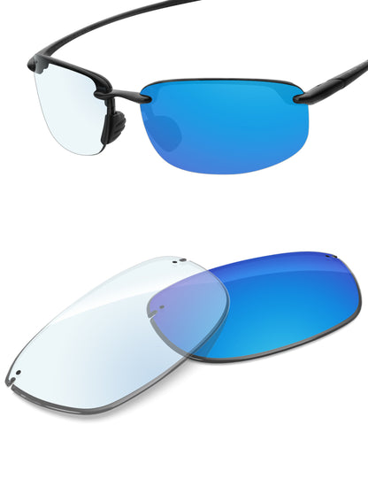 Sky Blue FlashMirror™ Photochromic-Non-Polarized