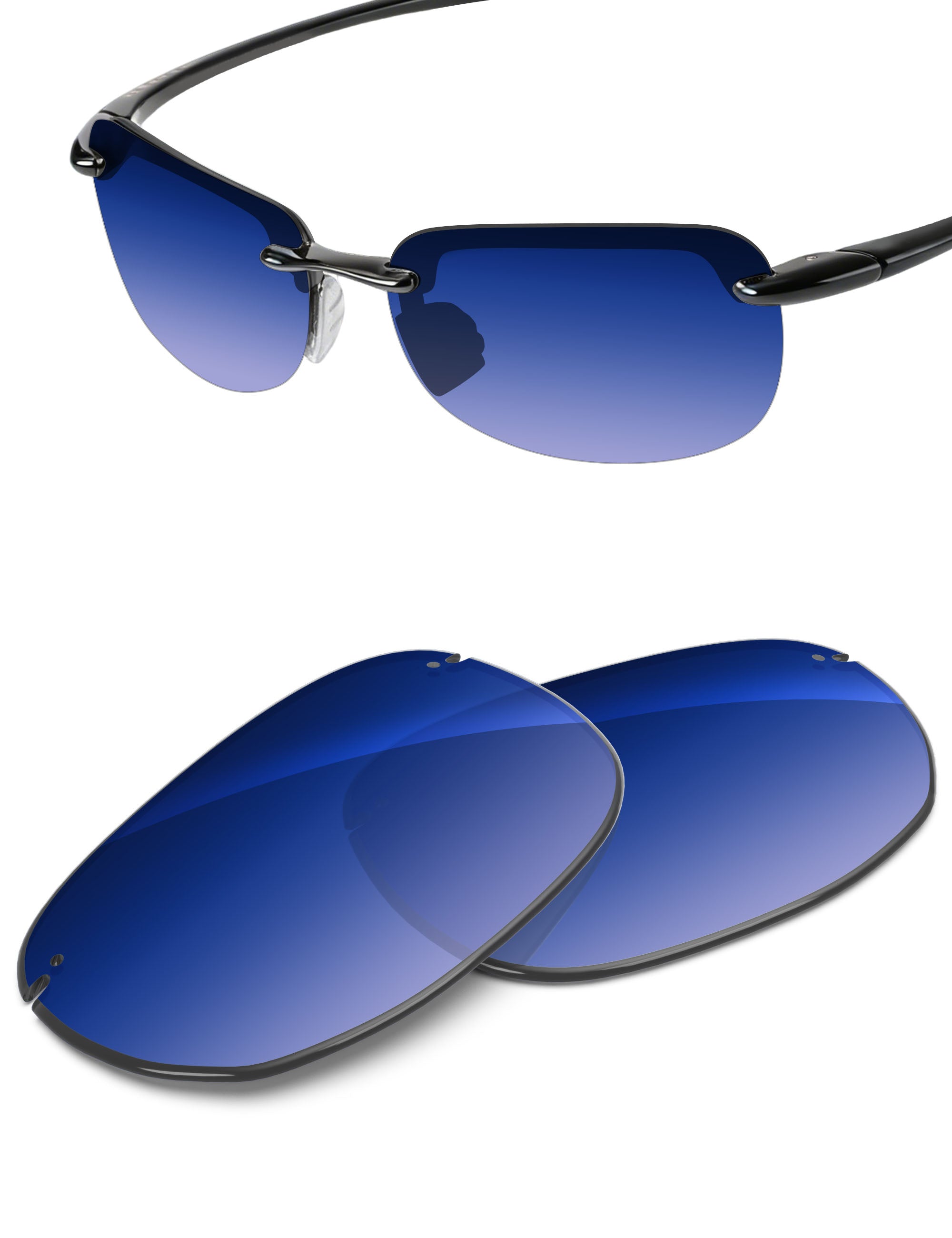 Aqua Blue Gradient-Non-Polarized