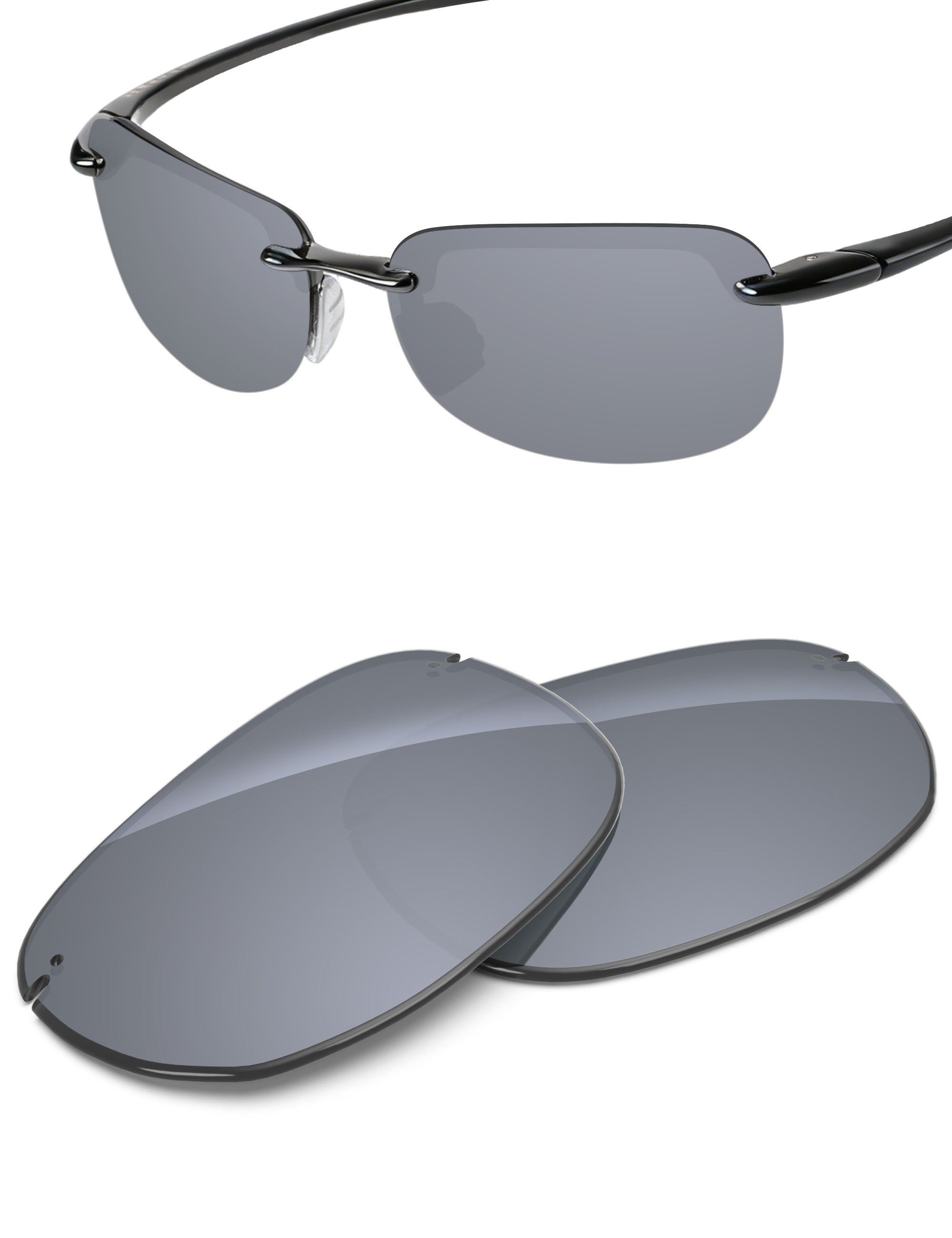 Silver Metallic FlashMirror™-Non-Polarized