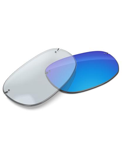 Sky Blue FlashMirror™ Photochromic-Non-Polarized