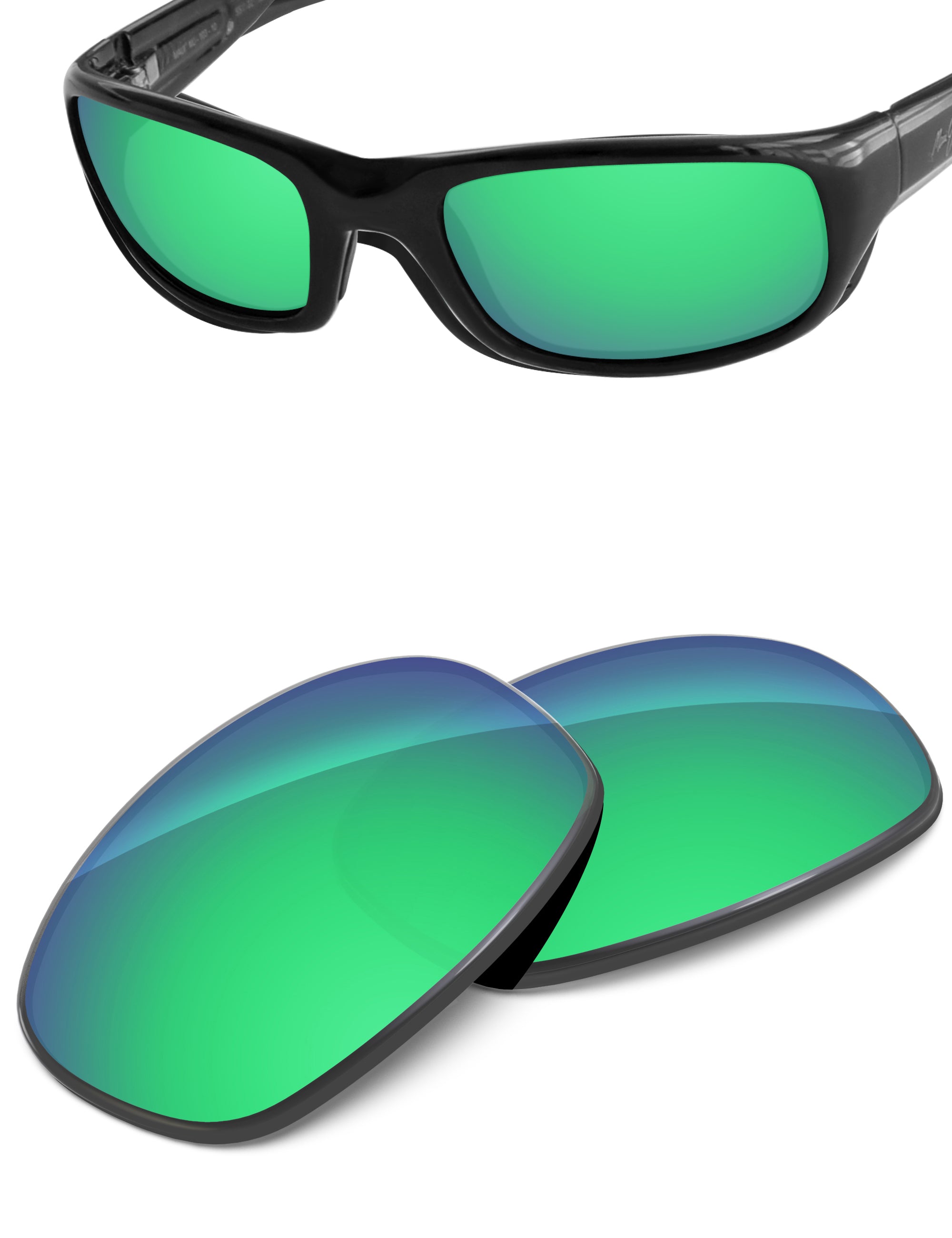 Emerald Green FlashMirror™-Non-Polarized