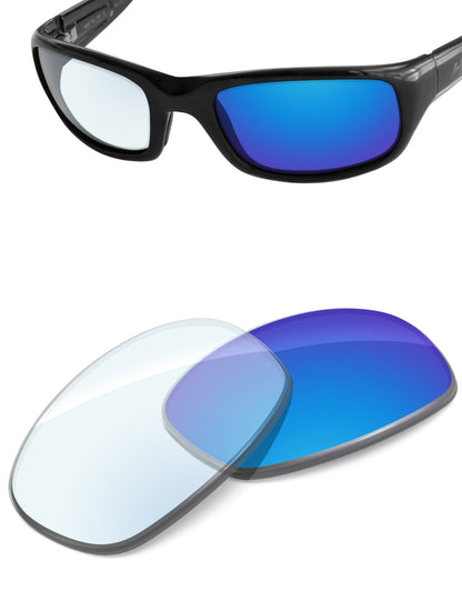 Sky Blue FlashMirror™ Photochromic-Non-Polarized