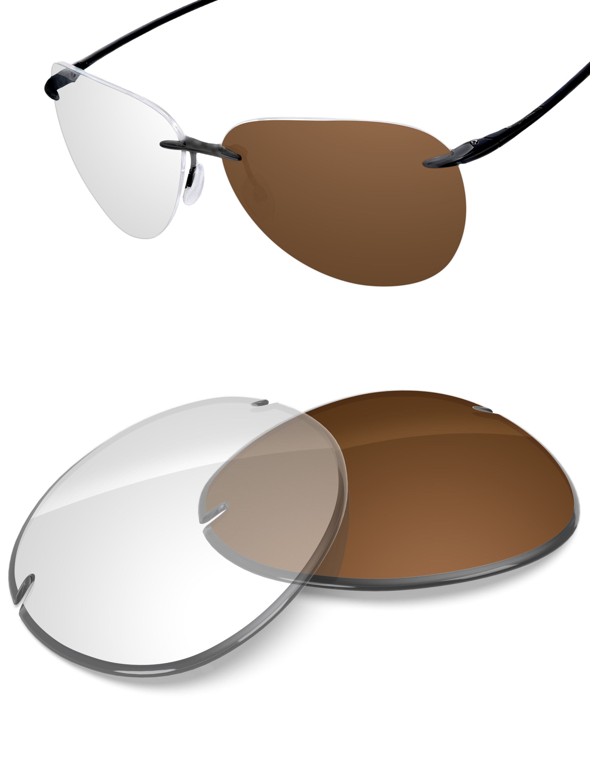 Adapt Brown Photochromic-Non-Polarized