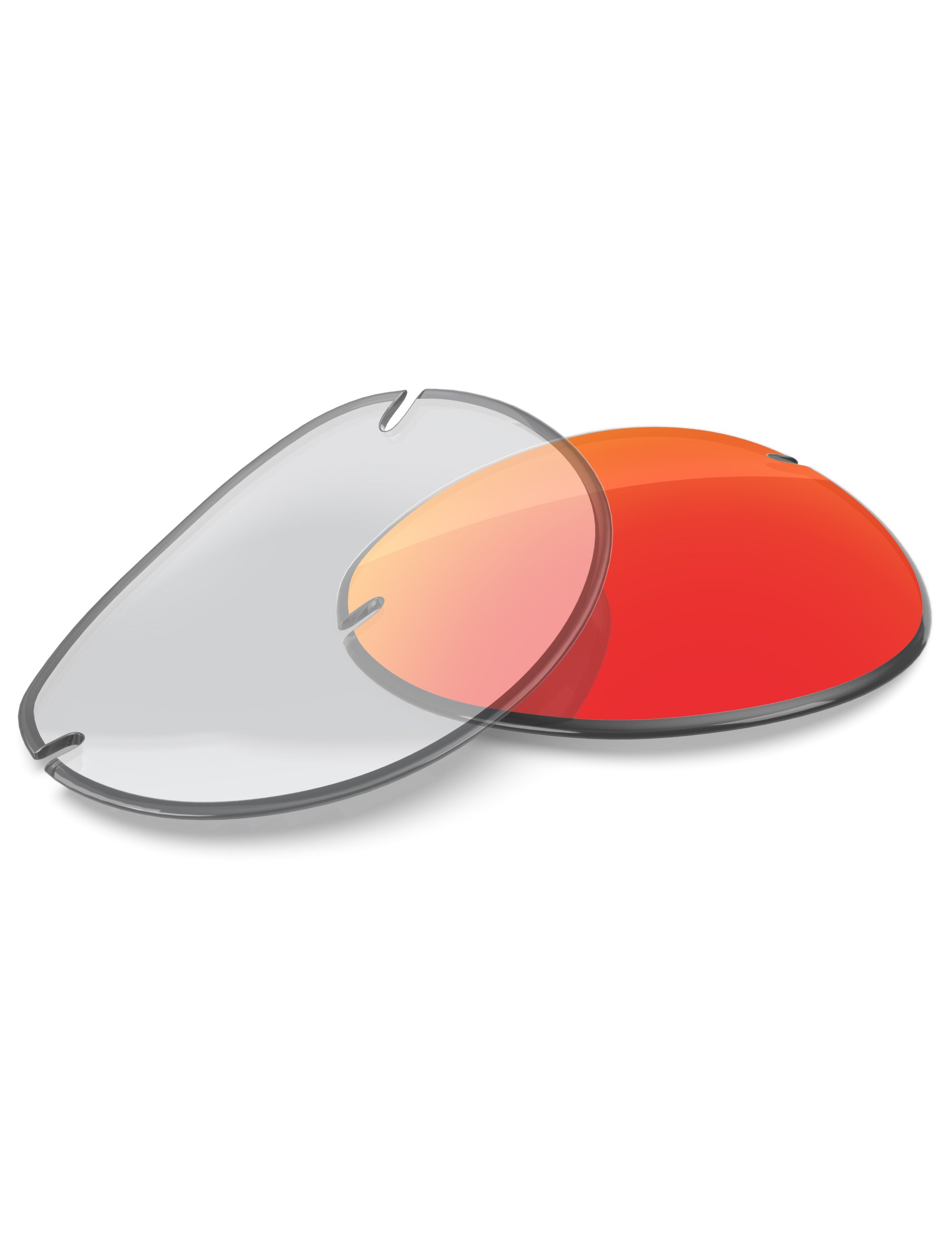 Fire Red FlashMirror™ Photochromic-Non-Polarized