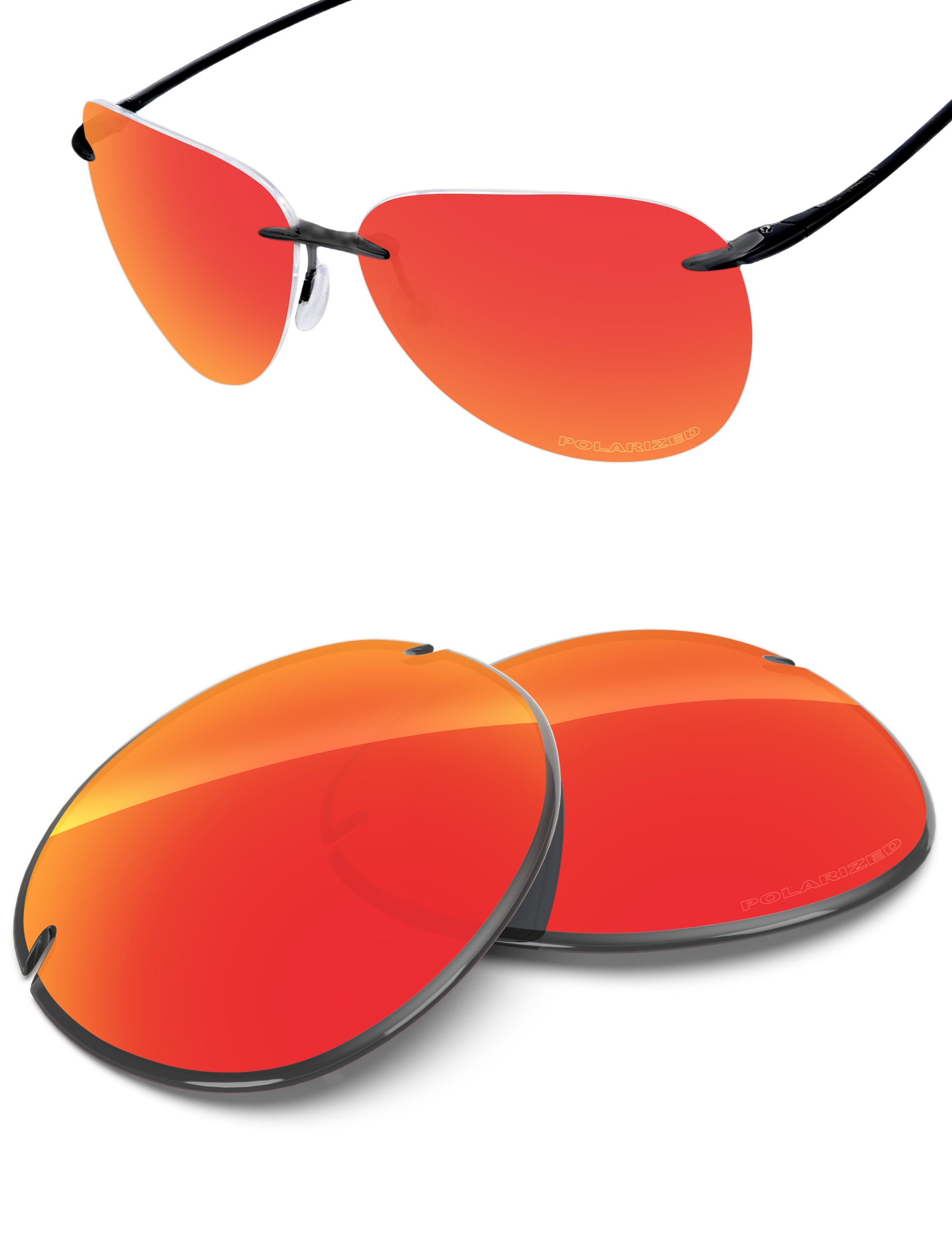 Fire Red FlashMirror™-Polarized