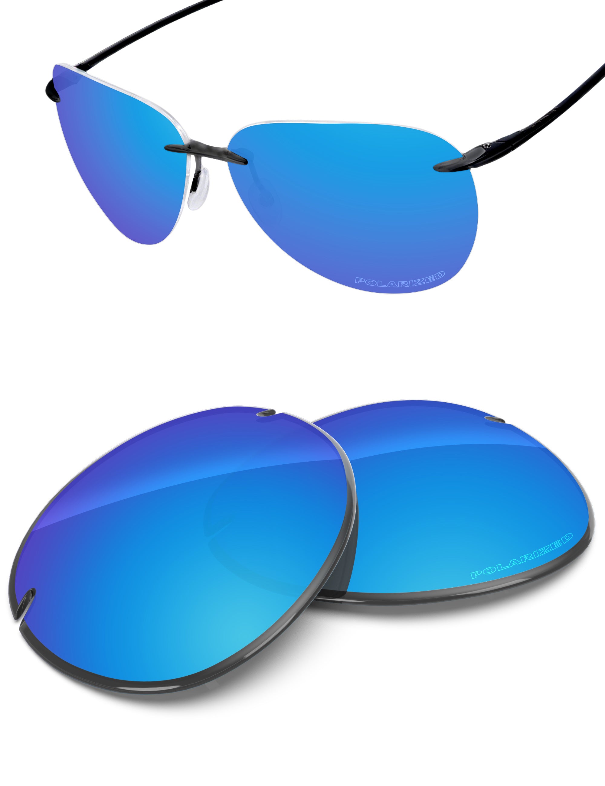 Sky Blue FlashMirror™-Polarized