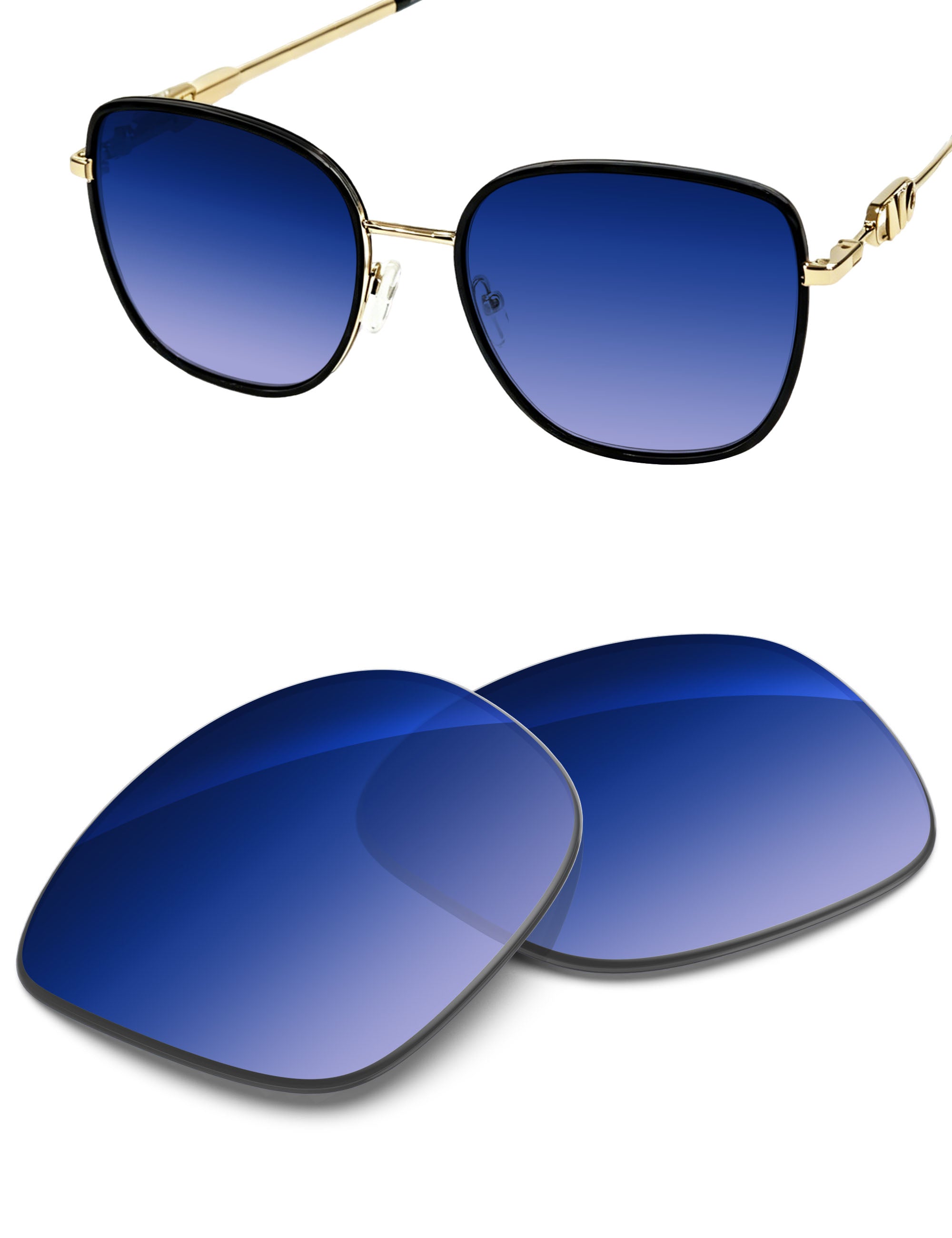 Aqua Blue Gradient-Non-Polarized