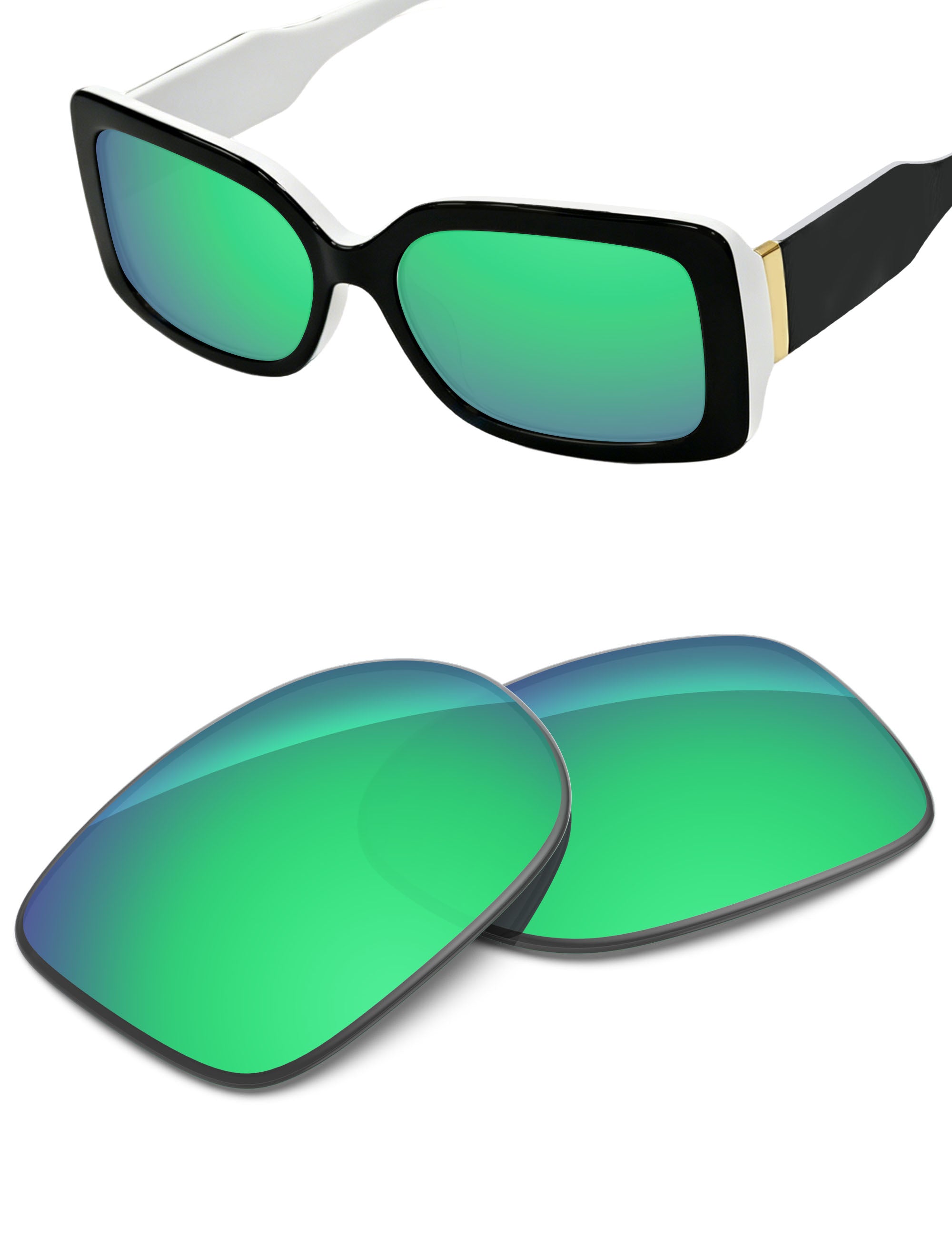 Emerald Green FlashMirror™-Non-Polarized