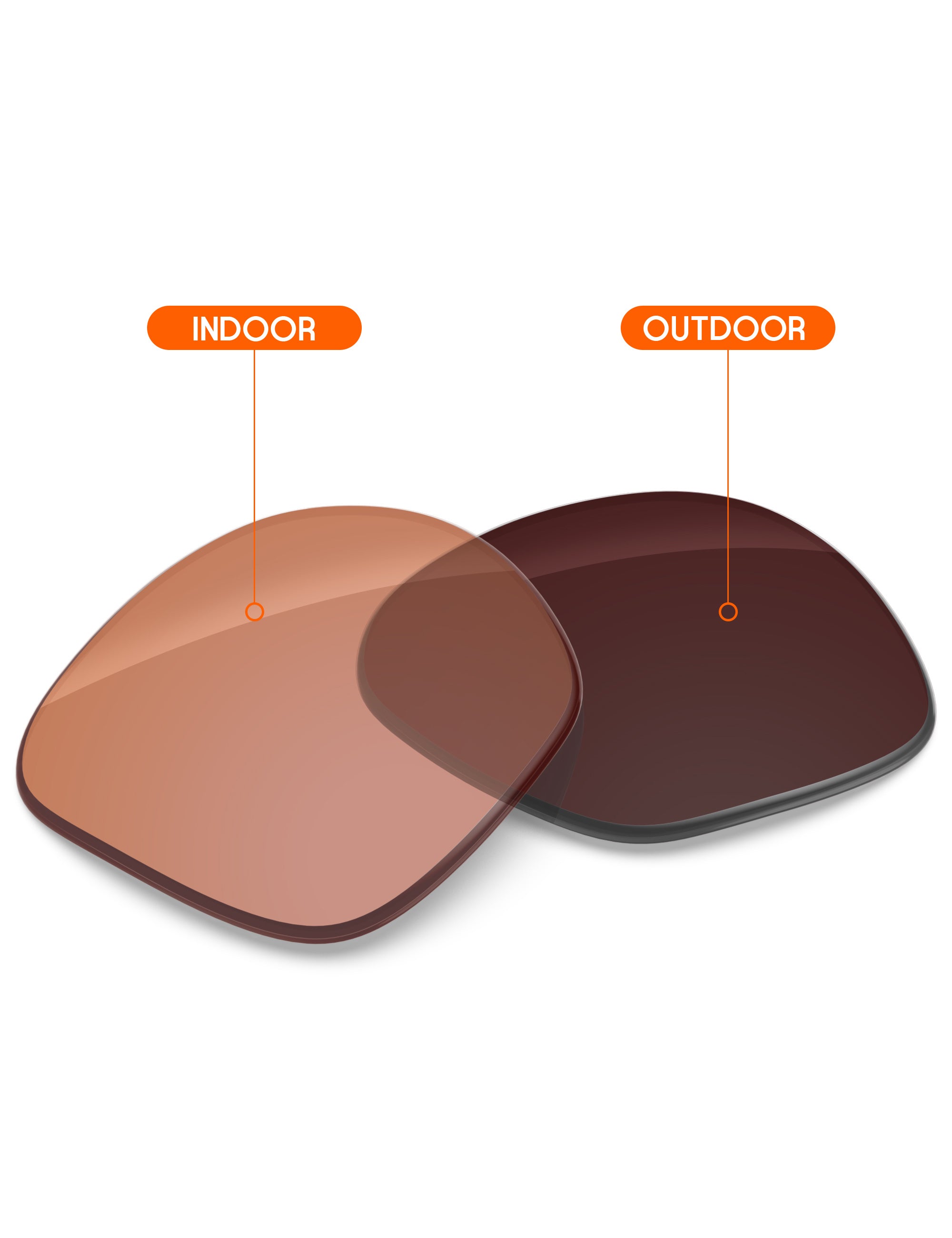 Orange Tint Photochromic-Non-Polarized