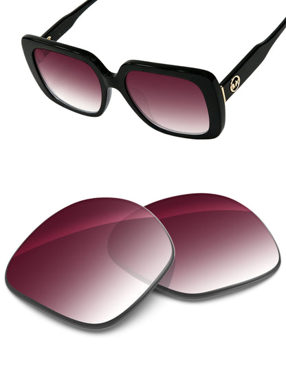 Wine Red Gradient-Non-Polarized