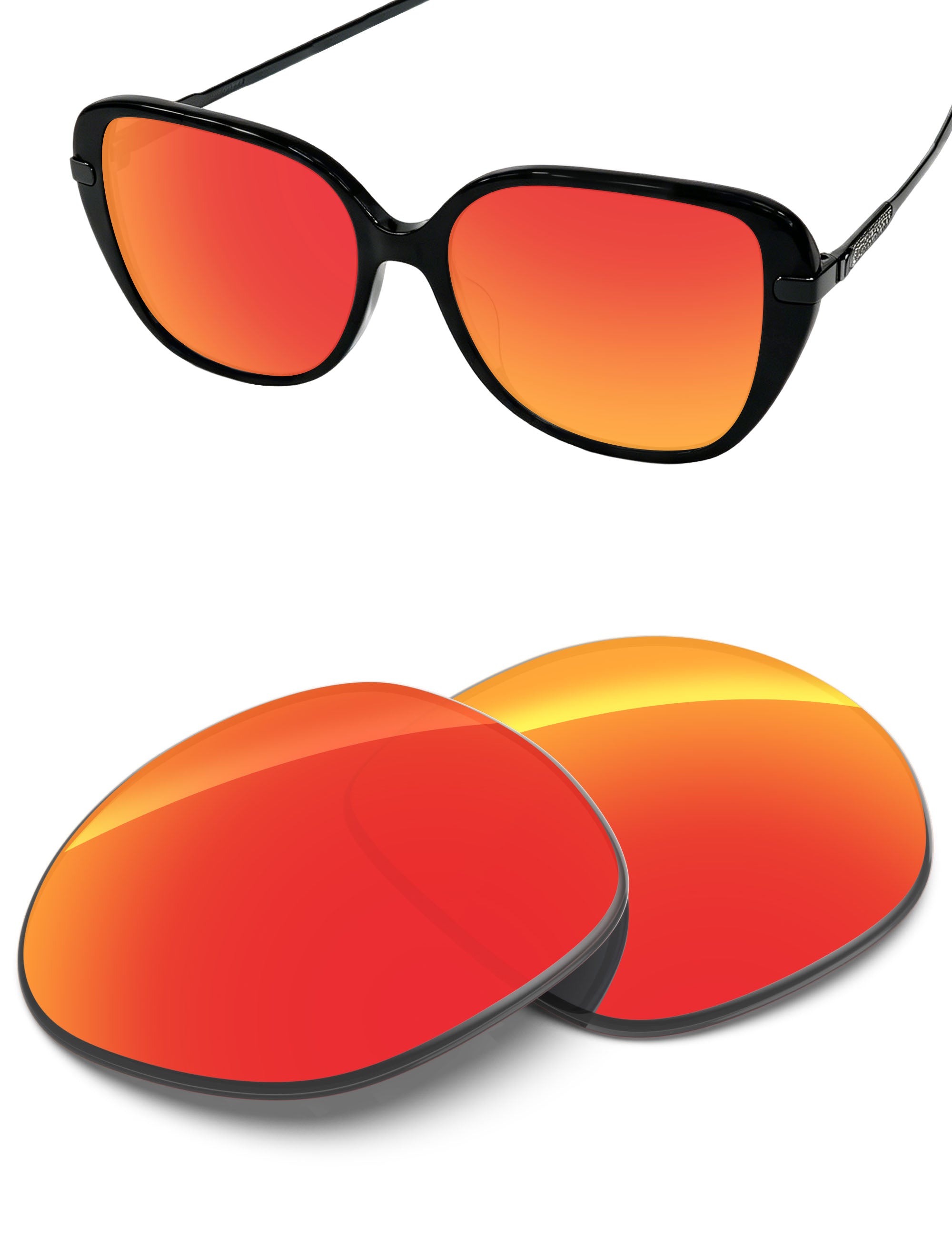 Fire Red FlashMirror™-Non-Polarized