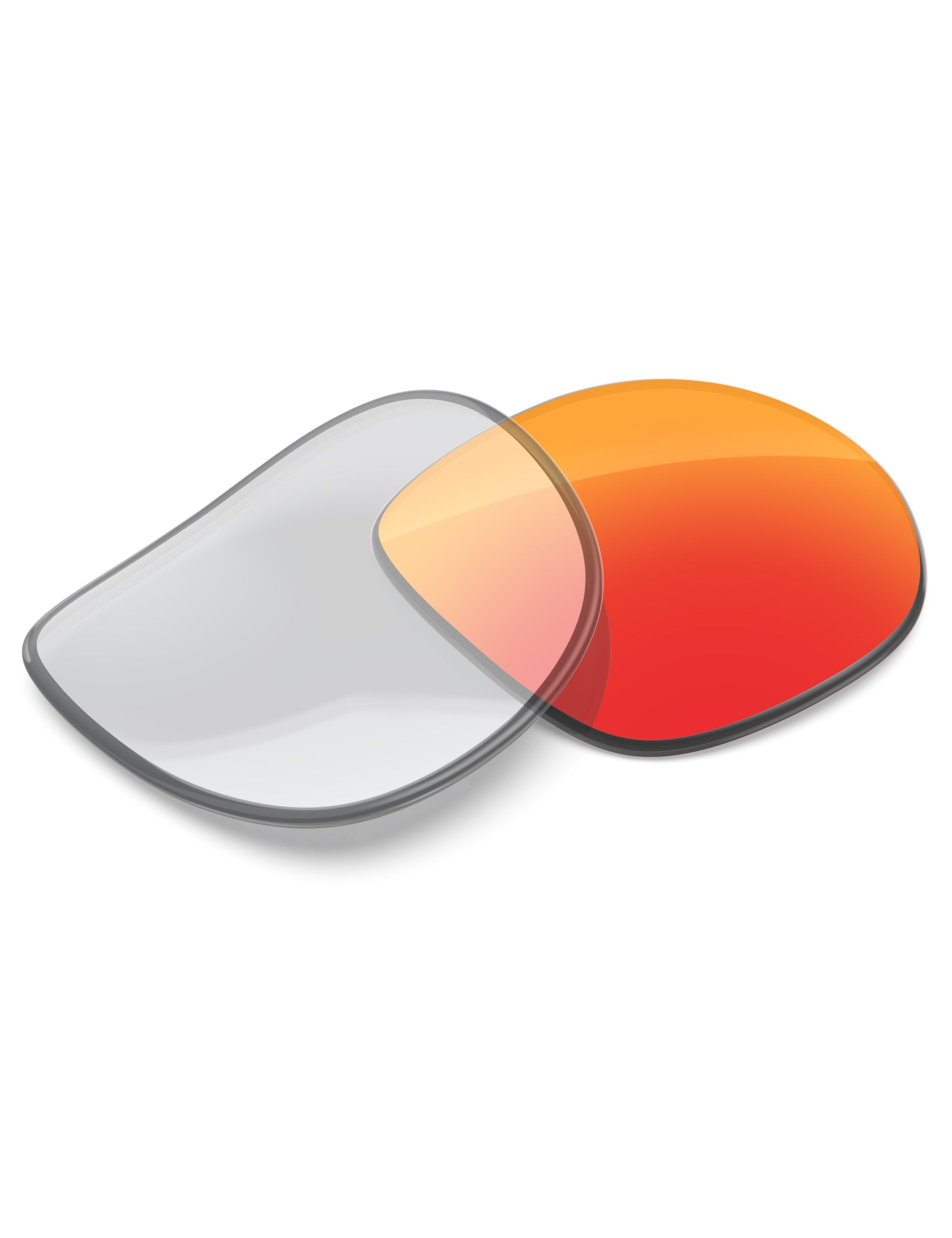 Fire Red FlashMirror™ Photochromic-Non-Polarized