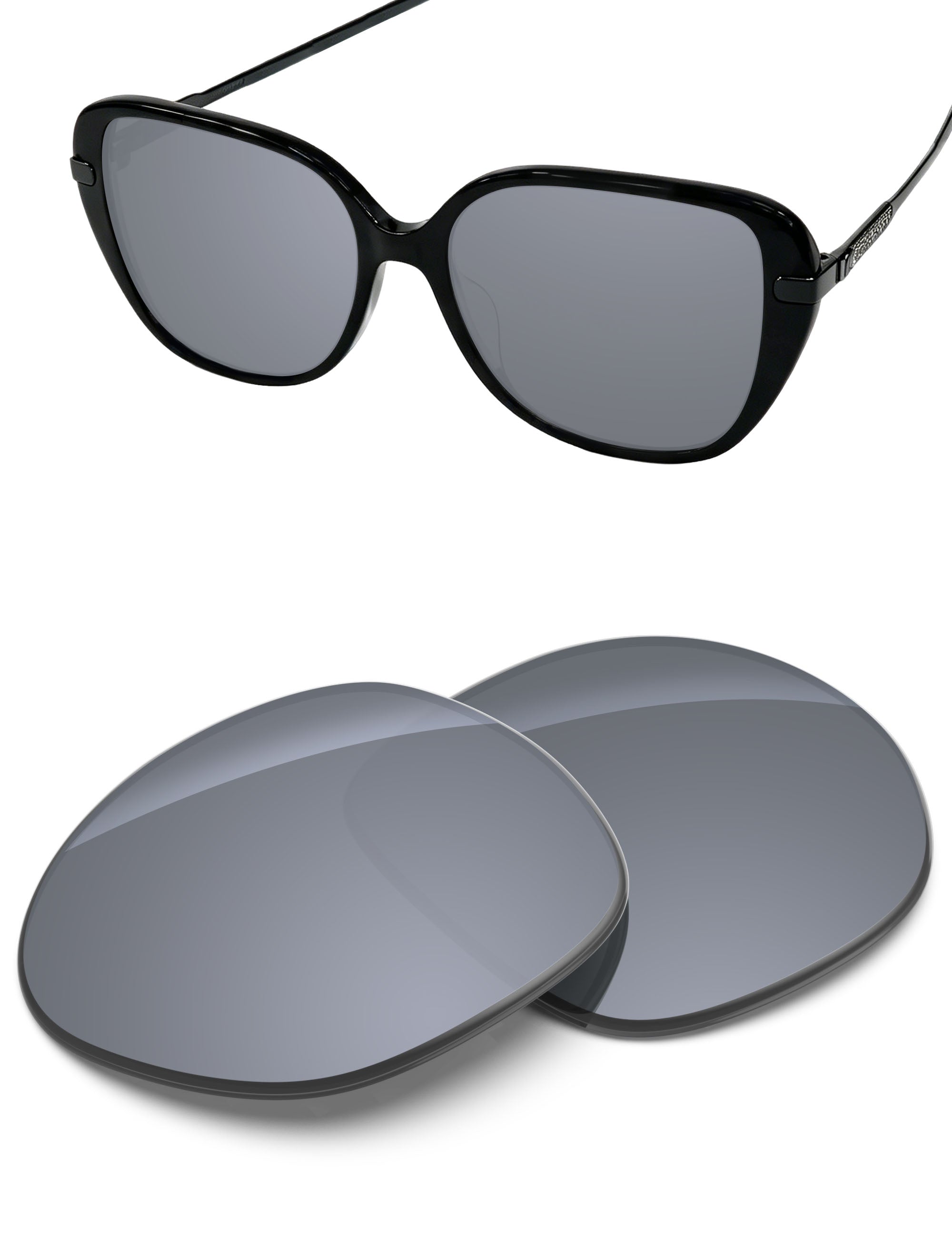 Silver Metallic FlashMirror™-Non-Polarized