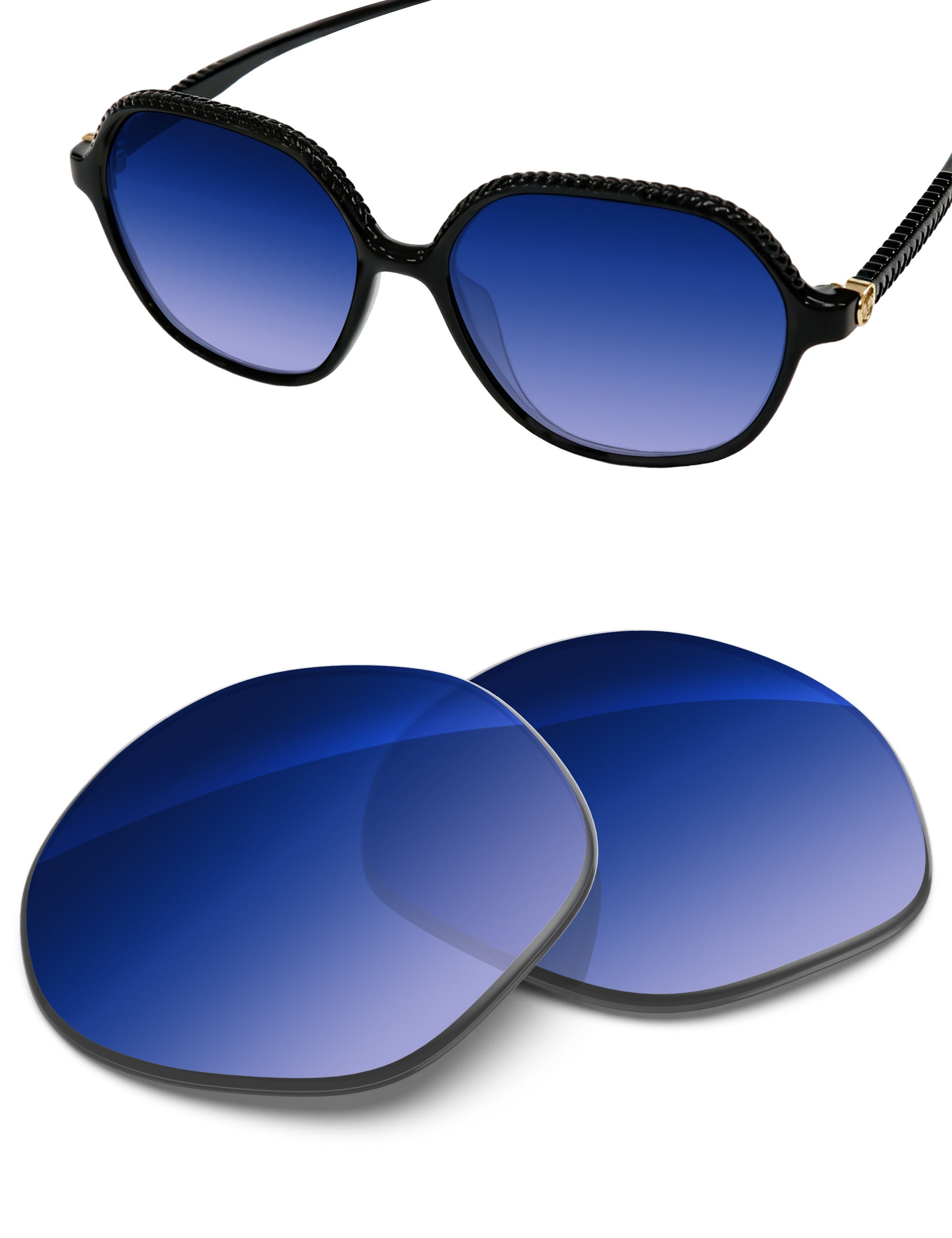 Aqua Blue Gradient-Non-Polarized