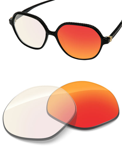 Fire Red lashMirror™ Photochromic-Non-Polarized