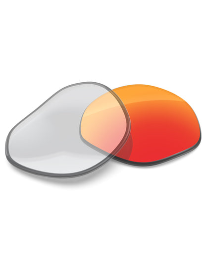 Fire Red lashMirror™ Photochromic-Non-Polarized