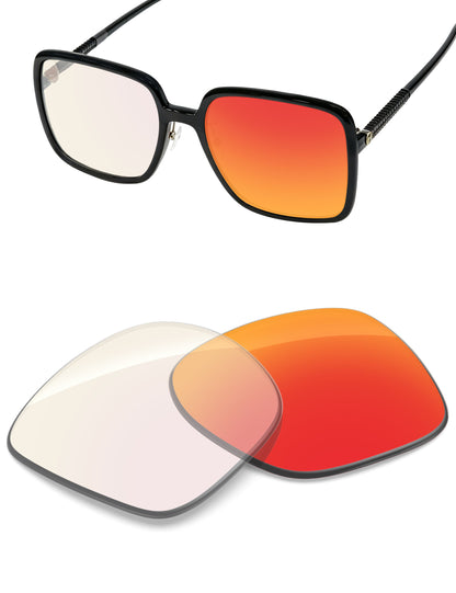 Fire Red FlashMirror™ Photochromic-Non-Polarized