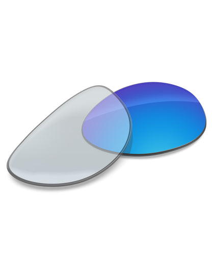 Sky Blue FlashMirror™ Photochromic-Non-Polarized